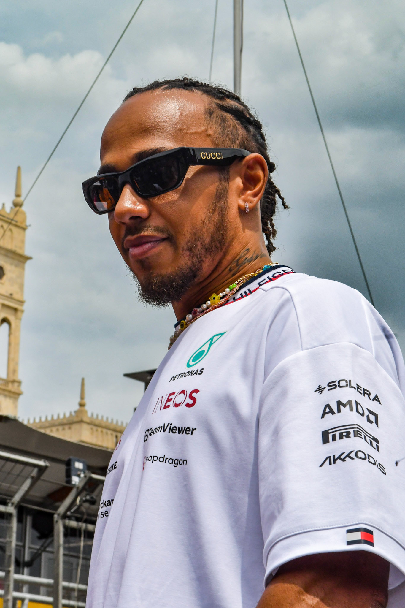 Lewis Hamilton (GBR) Mercedes AMG F1 Team; Formel 1 GP Baku Azerbaijan. Sonntag 30.04.2023