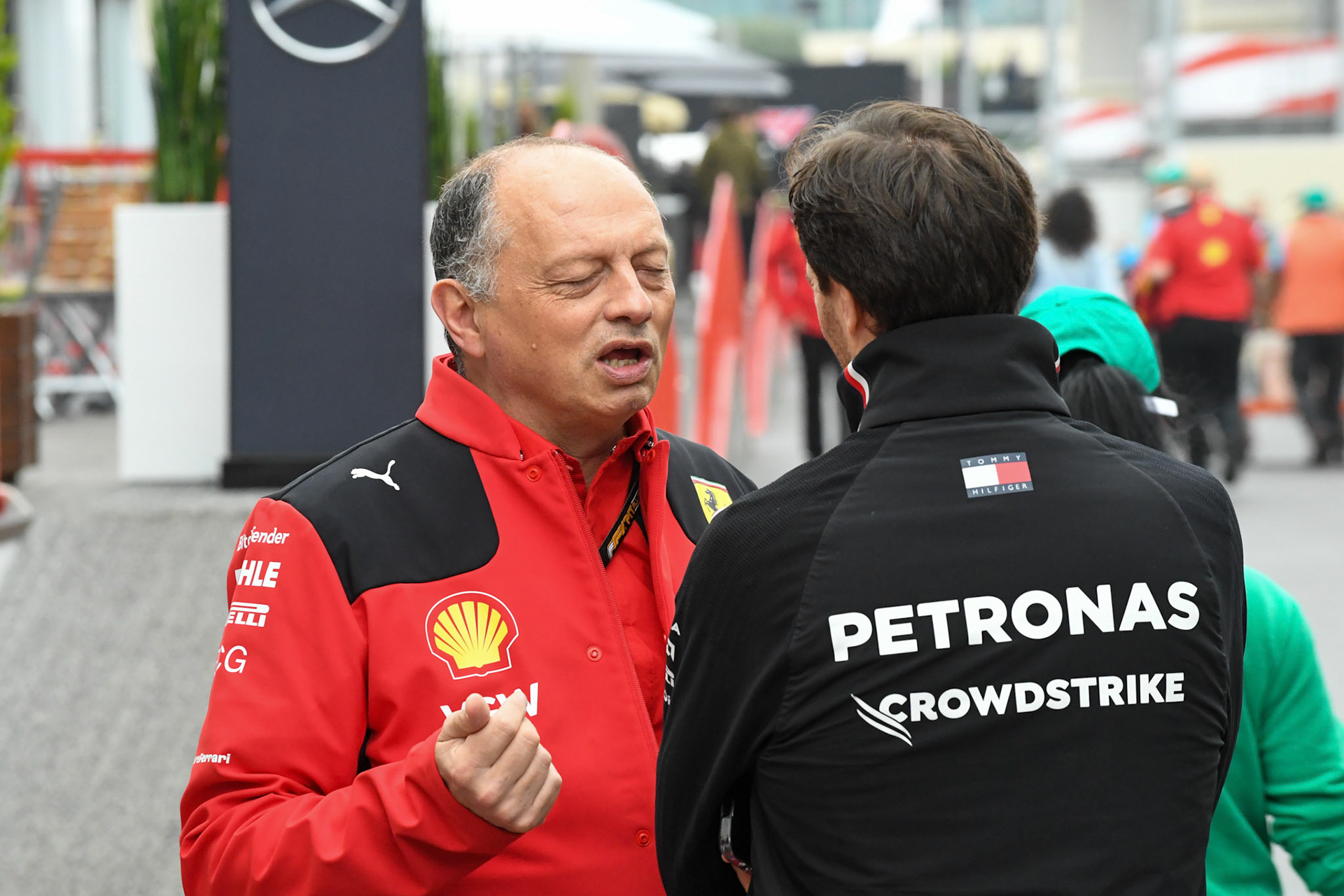Frederic Vasseur Scuderia Ferrari; Formel 1 GP Baku Azerbaijan. Freitag 28.04.2023