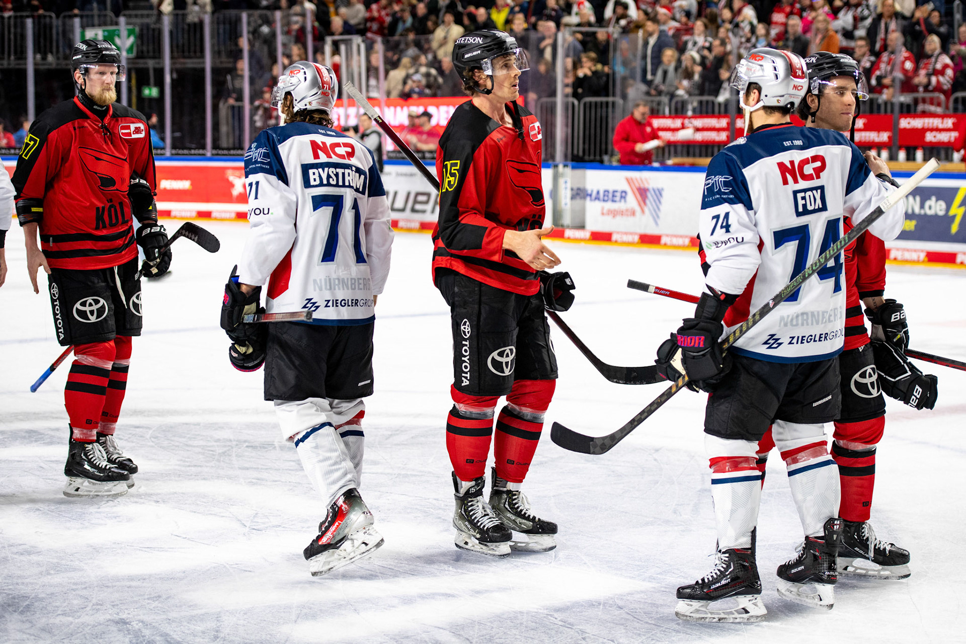 Koelner Haie; DEL Kölner Haie - Nürnberg Ice Tigers, 17.12.2023