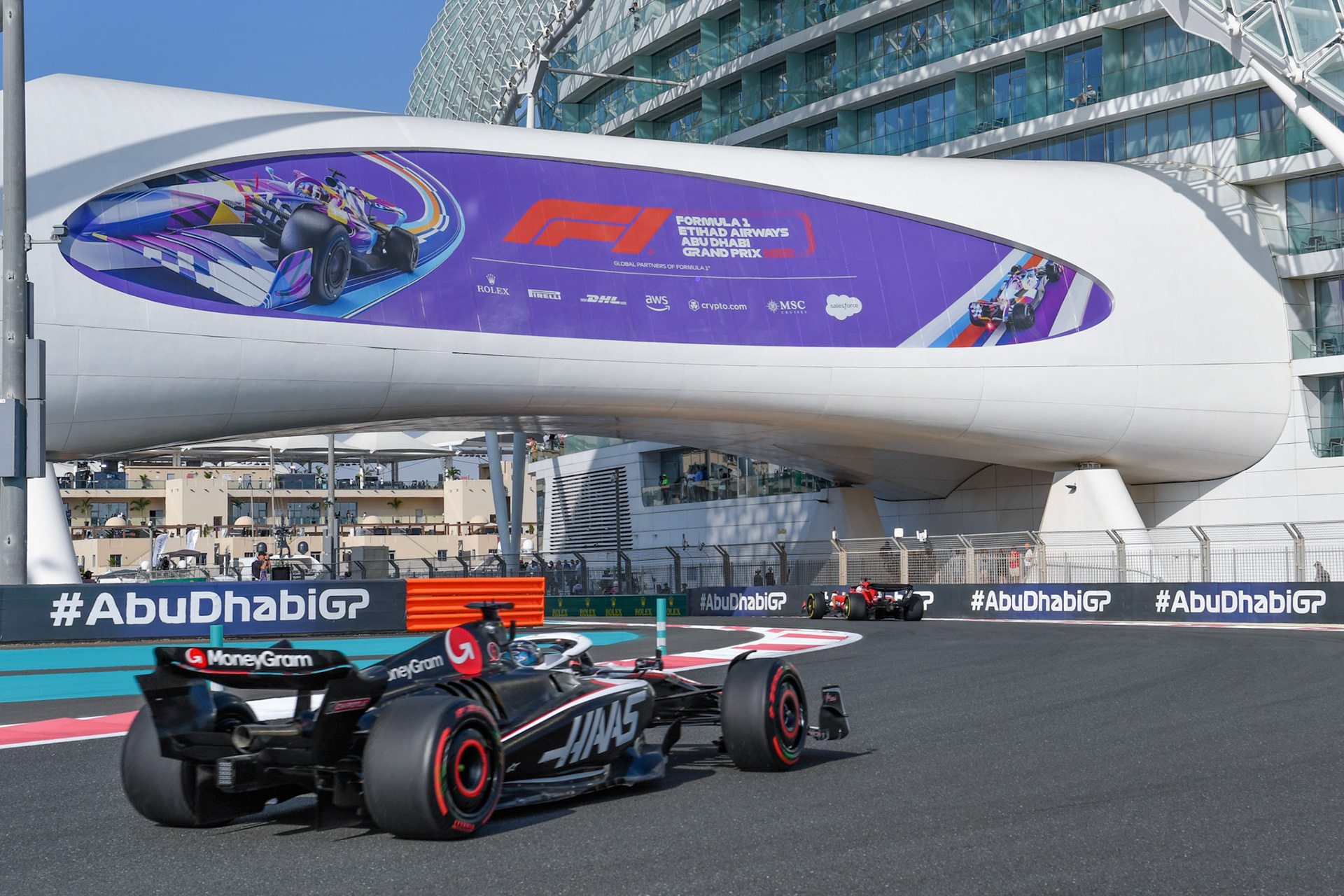 Kevin Magnussen (DEN) Haas F1 Team;Formel 1 GP Abu Dhabi. Samstag 25.11.2023