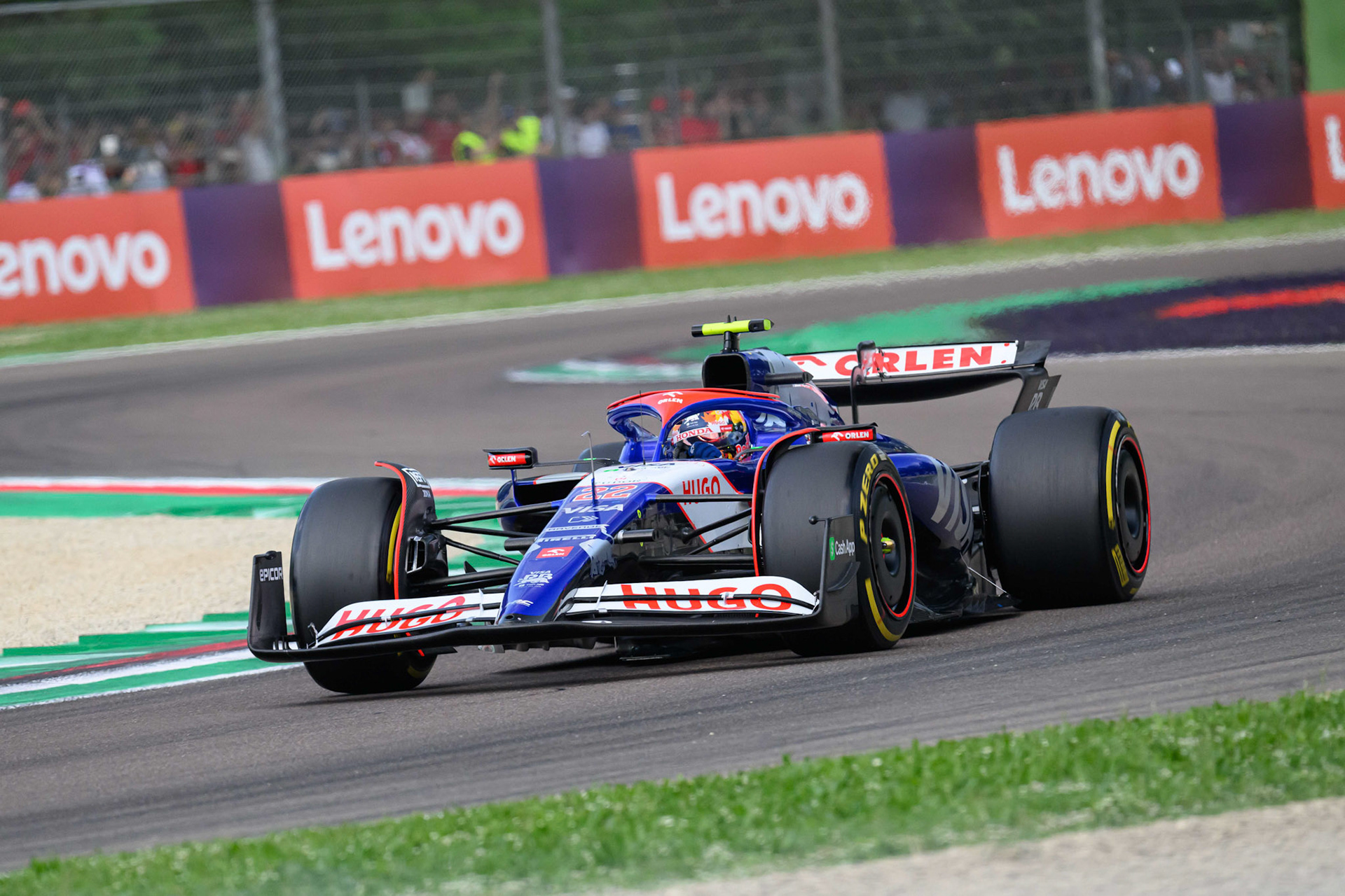 Yuki Tsunoda #22, Visa Cash App RB Formula One Team; F1 GP Imola / Italien Sonntag, 19.05.2024