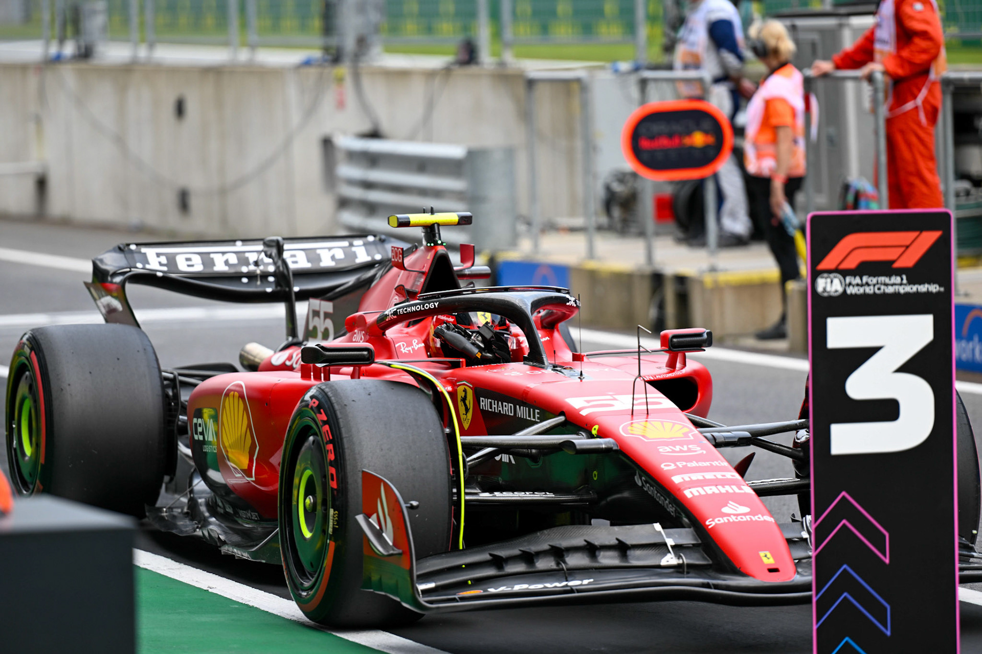 Carlos Sainz (ESP) Scuderia Ferrari; Formel 1 GP Austria / Österreich. Freitag, 30.06.2023