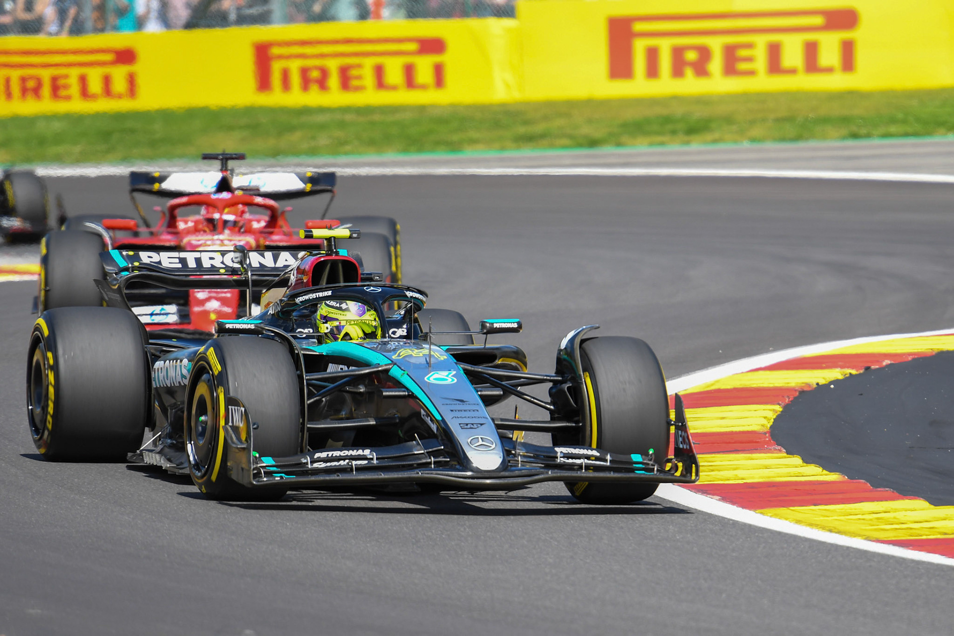Lewis Hamilton #44, Mercedes-AMG Petronas F1 Team;Formel 1 GP Spa / Belgien. Sonntag, 28.07.2024