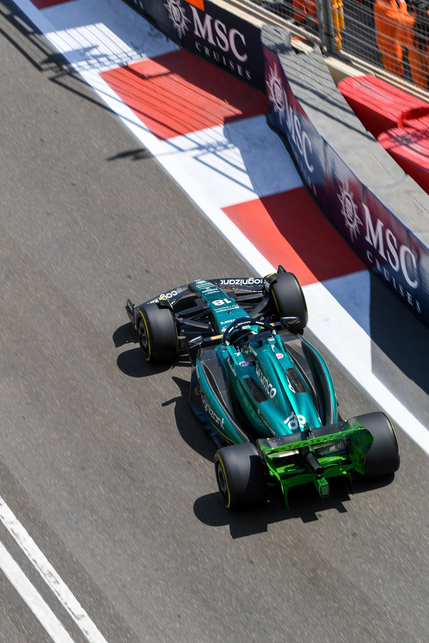 Lance Stroll (CAN) Aston Martin Formula One Team; Formel 1 GP Baku Azerbaijan. Freitag 28.04.2023