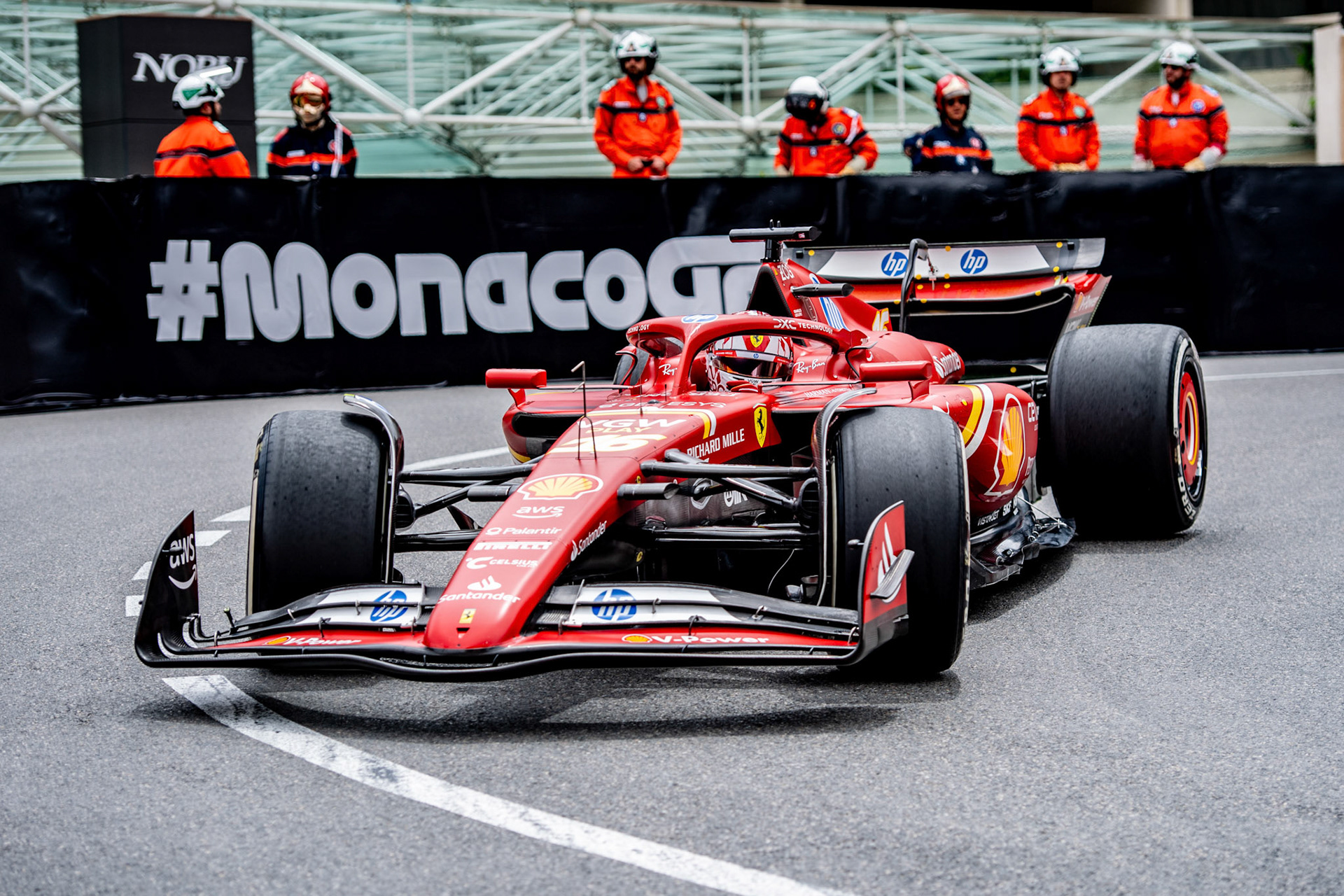 Charles Leclerc #16, Scuderia Ferrari; Formel1 GP Monaco Freitag, 24.05.2024
