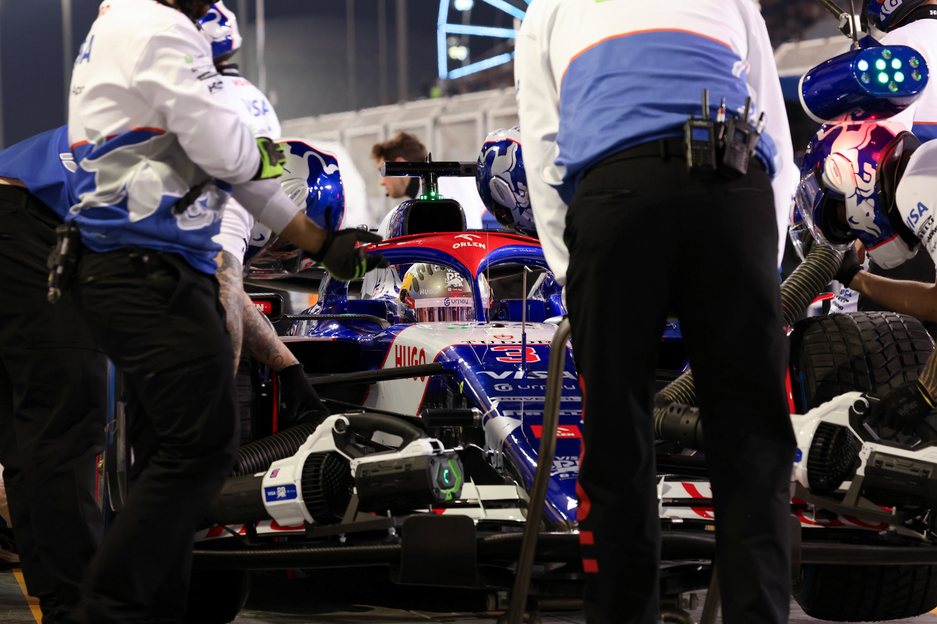 Daniel Ricciardo, #3, Visa Cash App RB Formula One Team; Formel 1 GP Bahrain. Freitag 01.03.2024