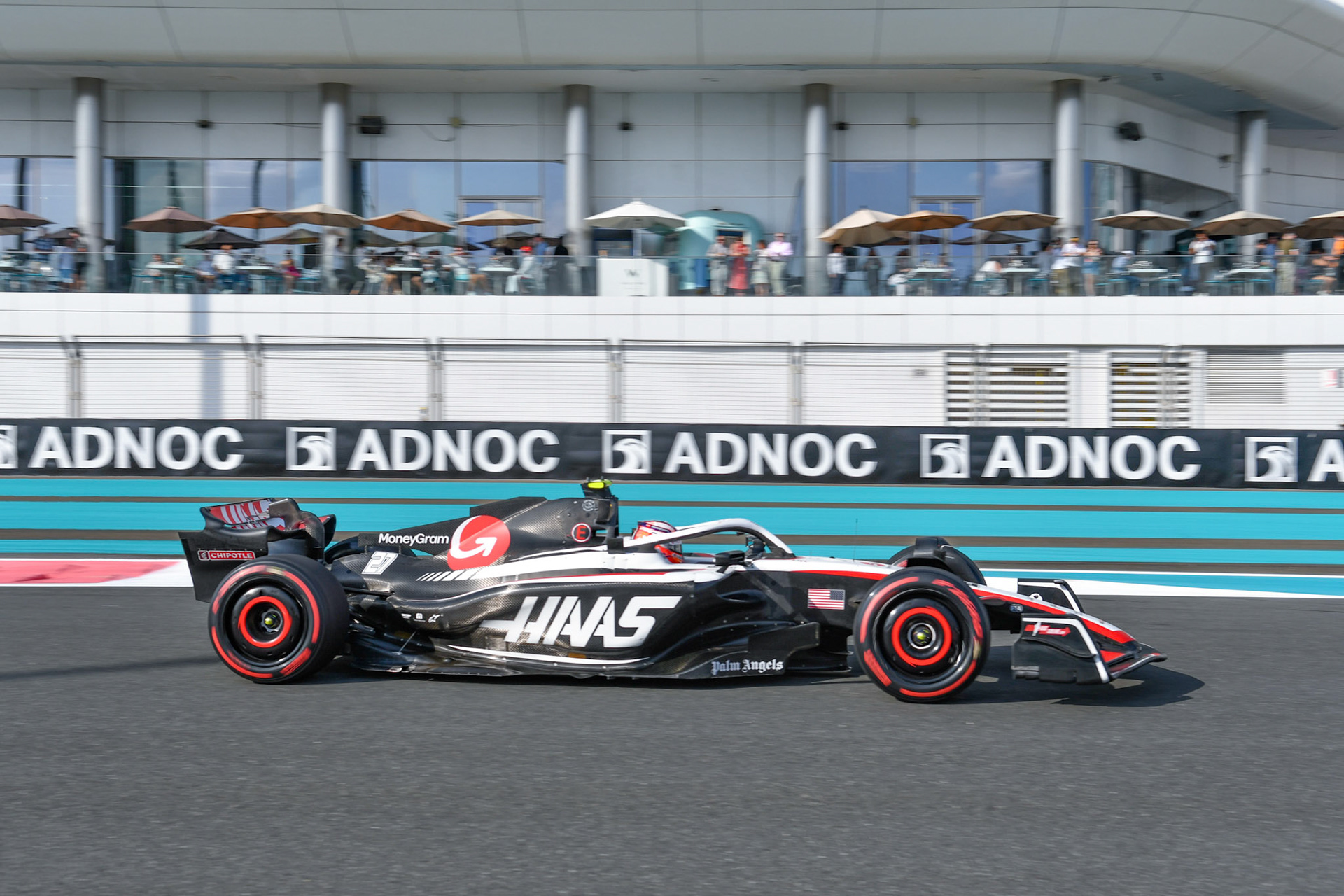 Nico Hülkenberg (GER) Haas F1 Team; Formel 1 GP Abu Dhabi. Samstag 25.11.2023