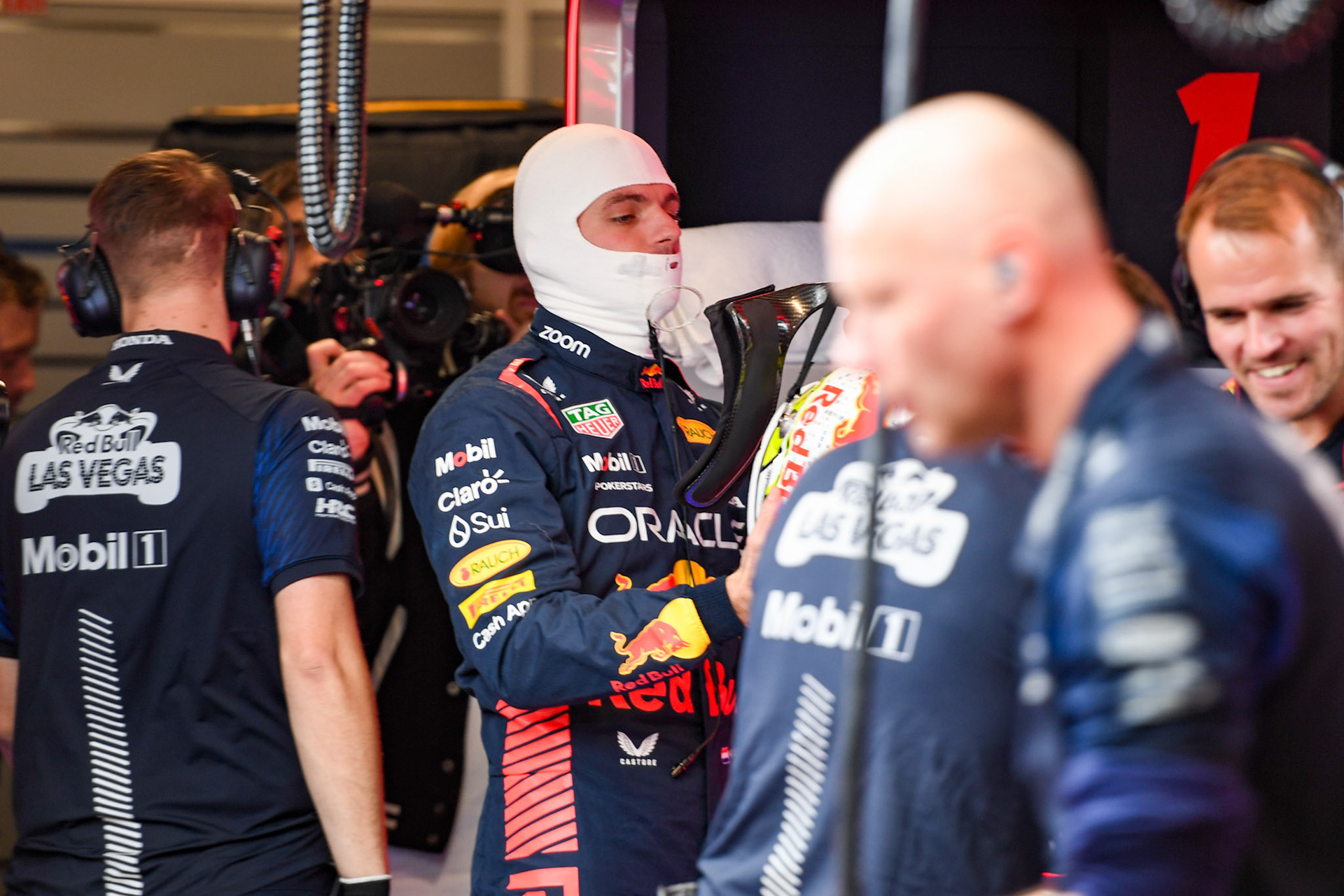 Max Verstappen (NED) Red Bull Racing;Formel 1 GP USA Las Vegas. Samstag 18.11.2023