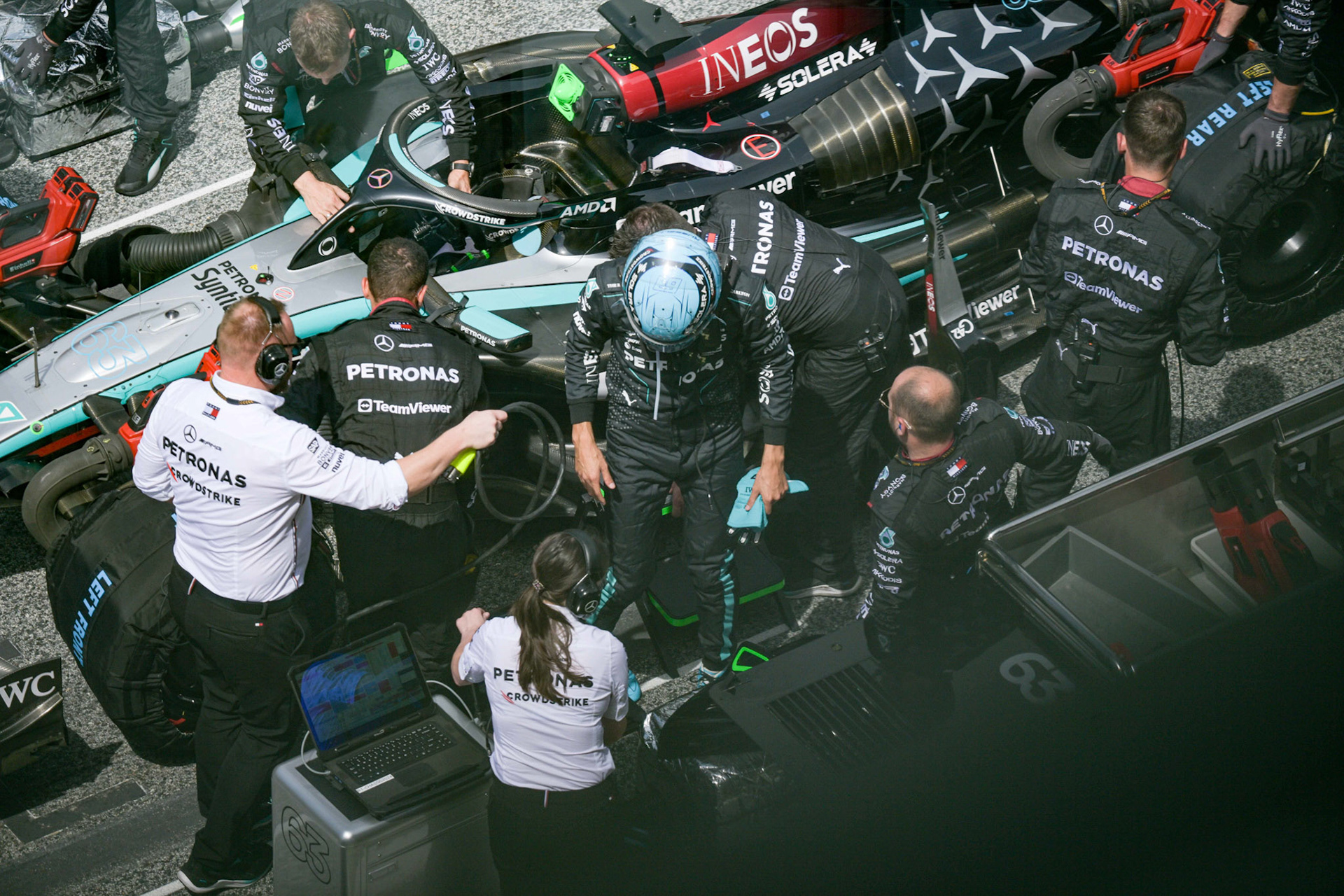 George Russell #63, Mercedes-AMG Petronas F1 Team;Formel 1 GP Austria / Österreich. Sonntag, 30.06.2024