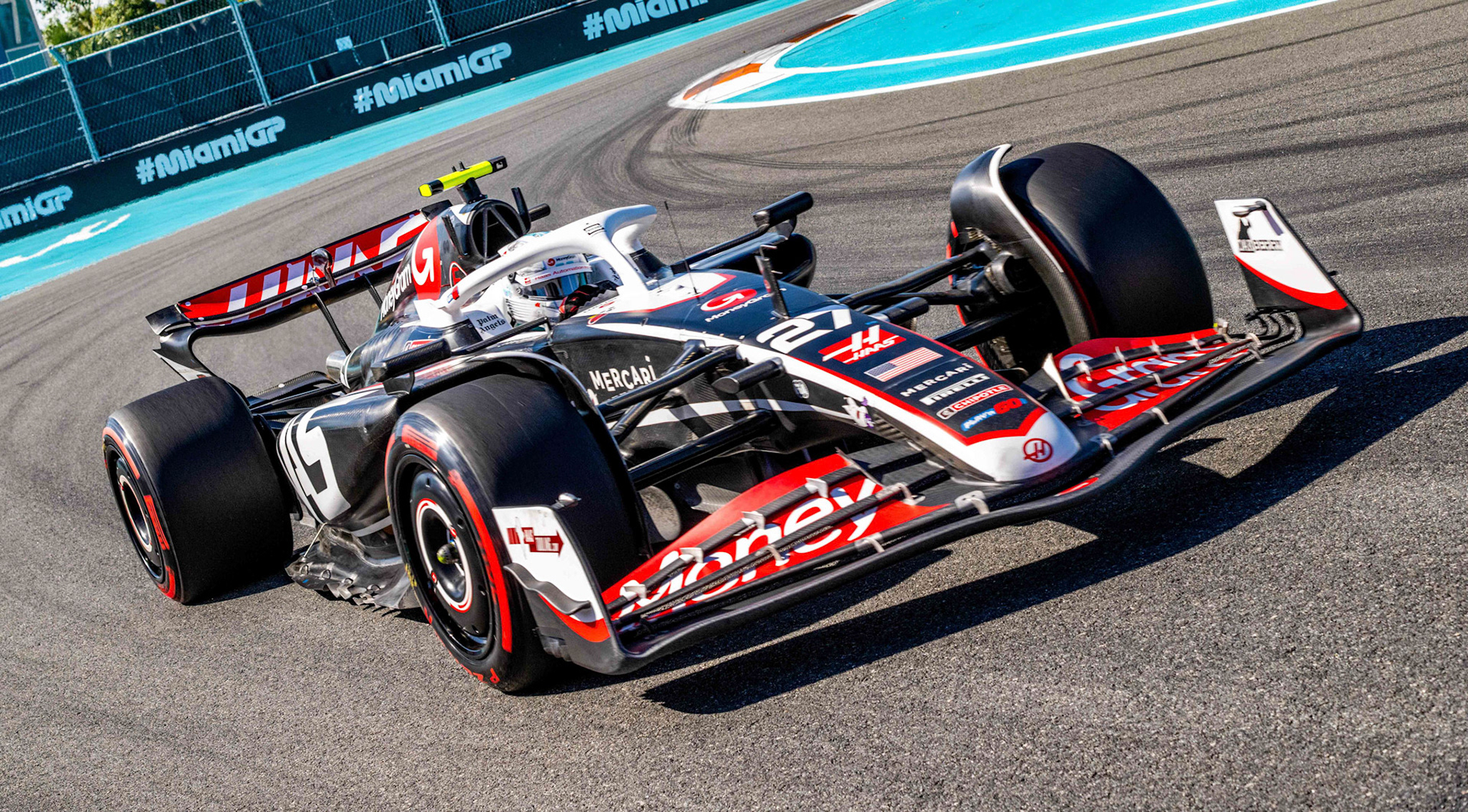 Nico Hülkenberg #27, MoneyGram Haas F1 Team; Formel 1 GP Miami / USA. 05.05.2024