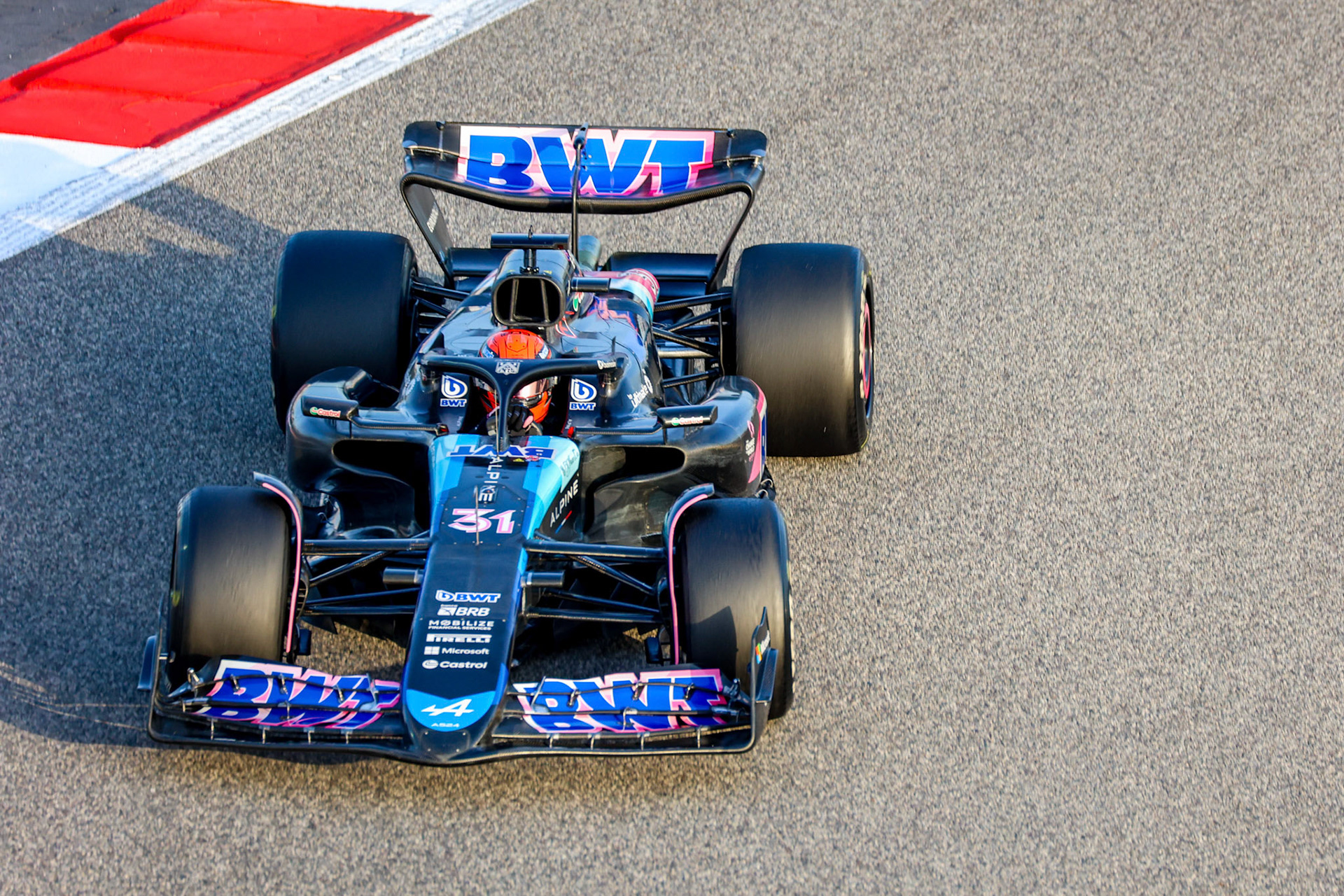 Esteban Ocon #31, BWT Alpine F1 Team; Formel 1 Pre-Season Tests Bahrain. Donnerstag, 22.02.2024