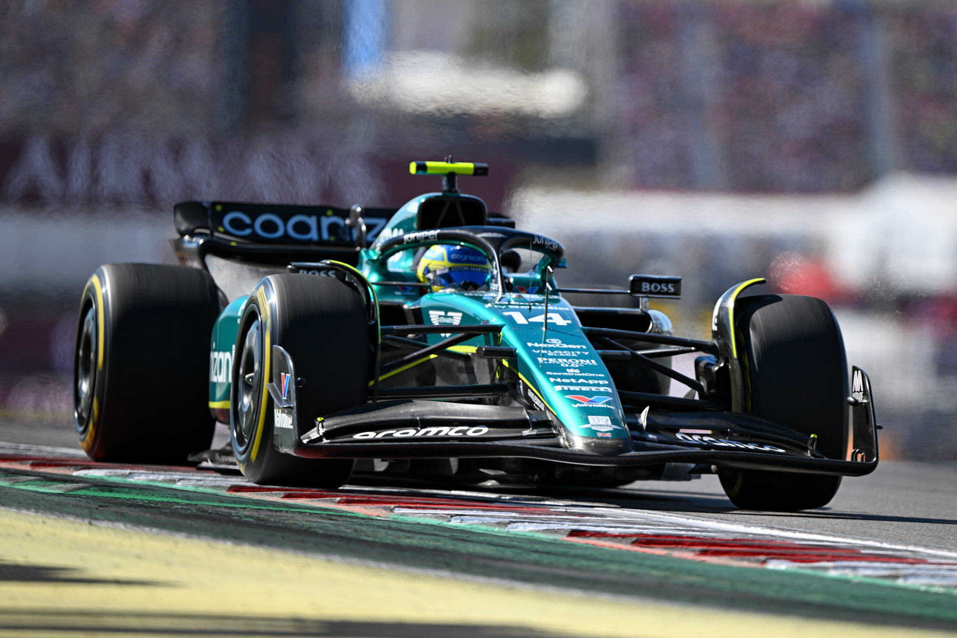 Fernando Alonso (ESP) Aston Martin Formula One Team; Formel 1 GP USA Austin Texas. Sonntag 22.10.2023