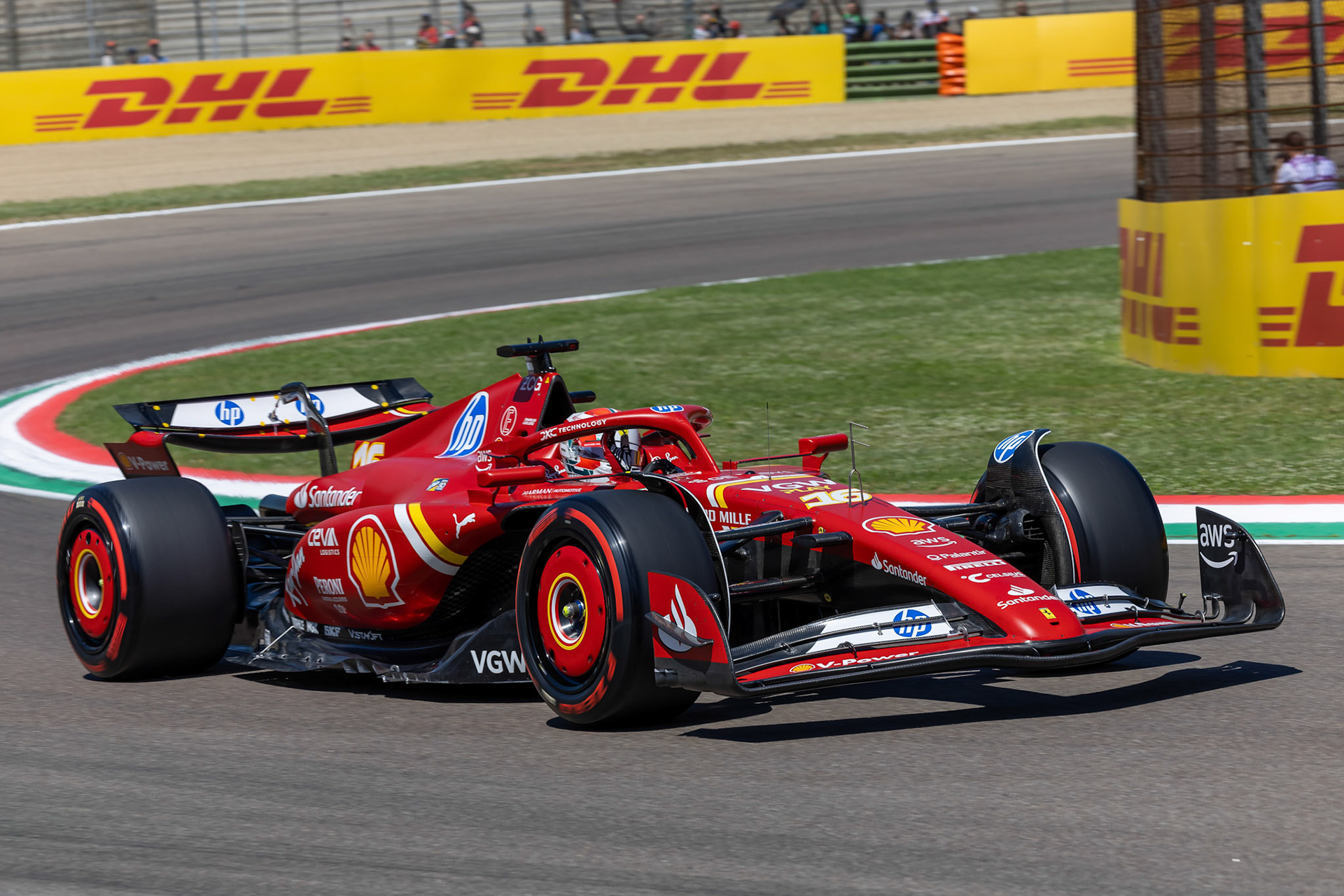 Charles Leclerc #16, Scuderia Ferrari; F1 GP Imola / Italien Samstag, 18.05.2024