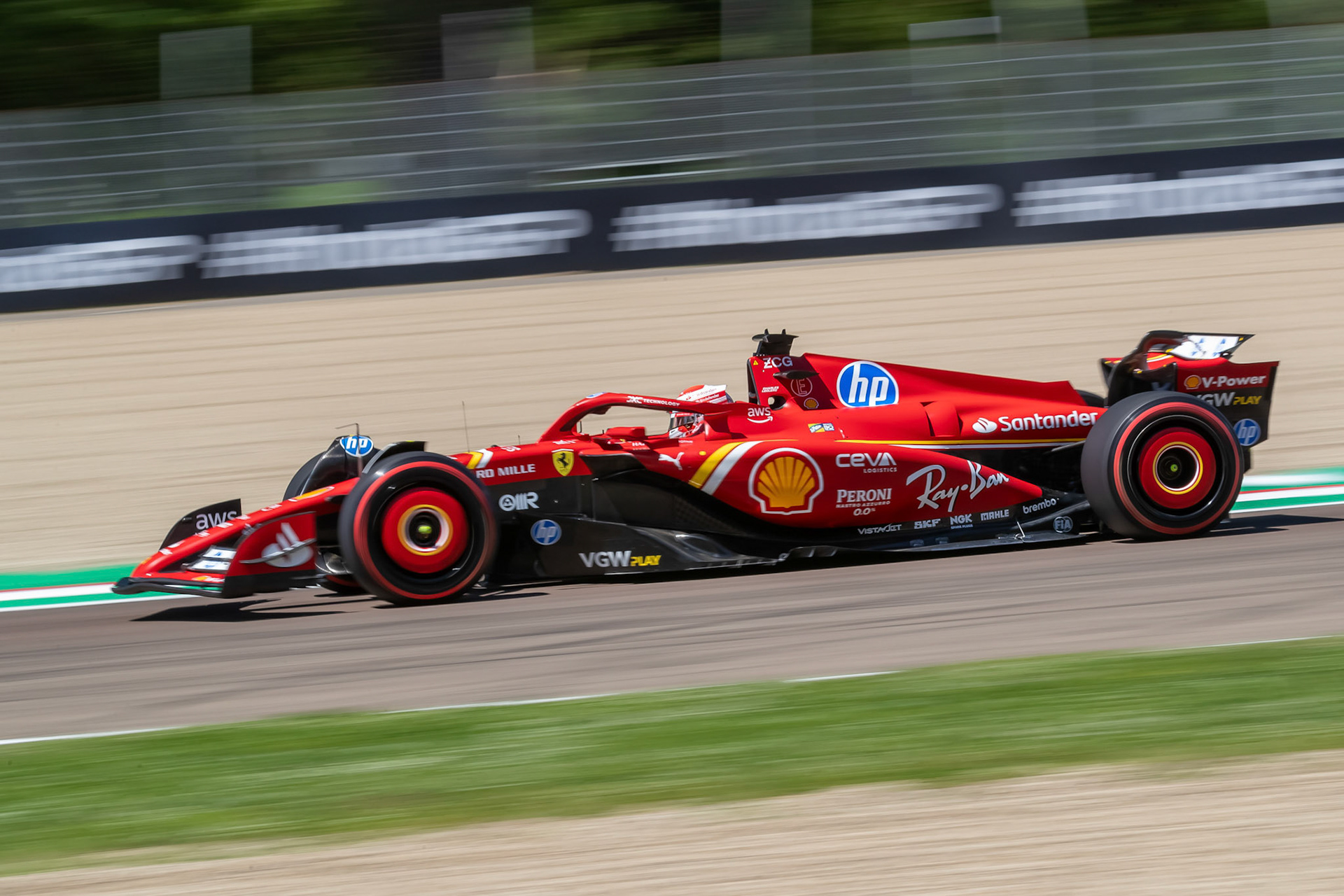 Charles Leclerc #16, Scuderia Ferrari; F1 GP Imola / Italien Freitag, 17.05.2024