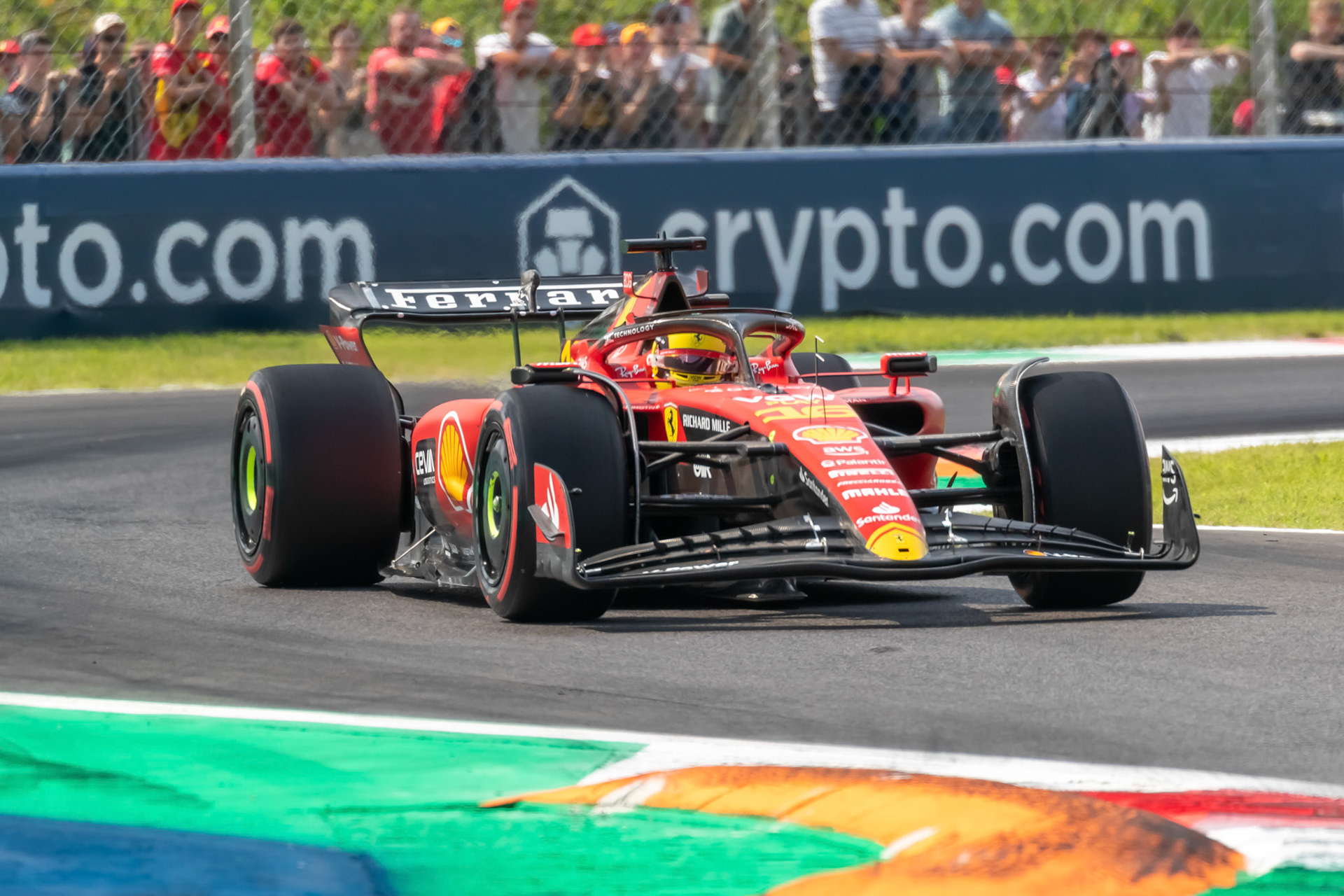 Charles Leclerc (MCO) Scuderia Ferrari;Formel 1 GP Italien / Monza. Samstag, 02.09.2023