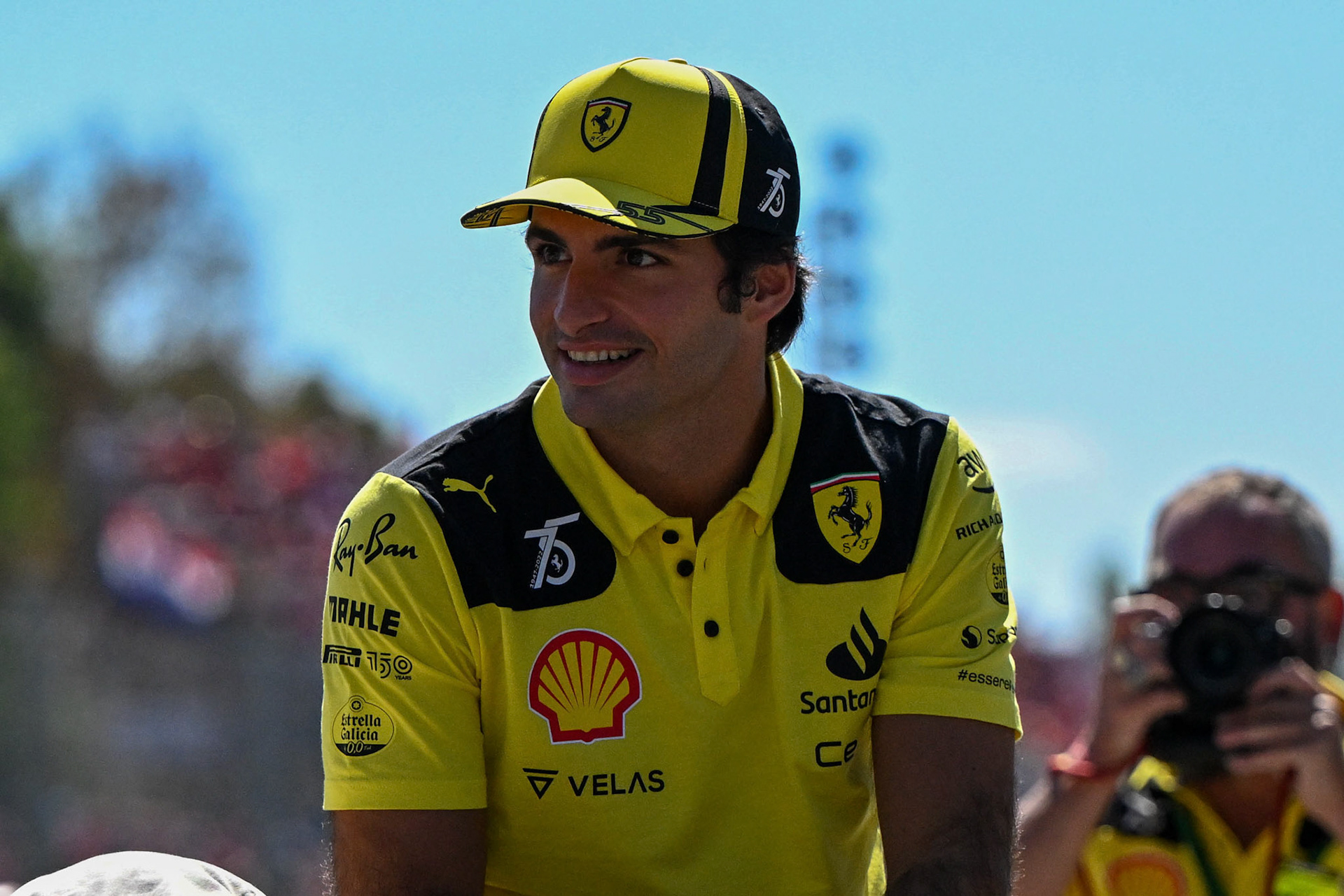 Carlos Sainz (ESP) Scuderia Ferrari; Formel 1 GP Italien Monza, Sonntag, 11.09.2022