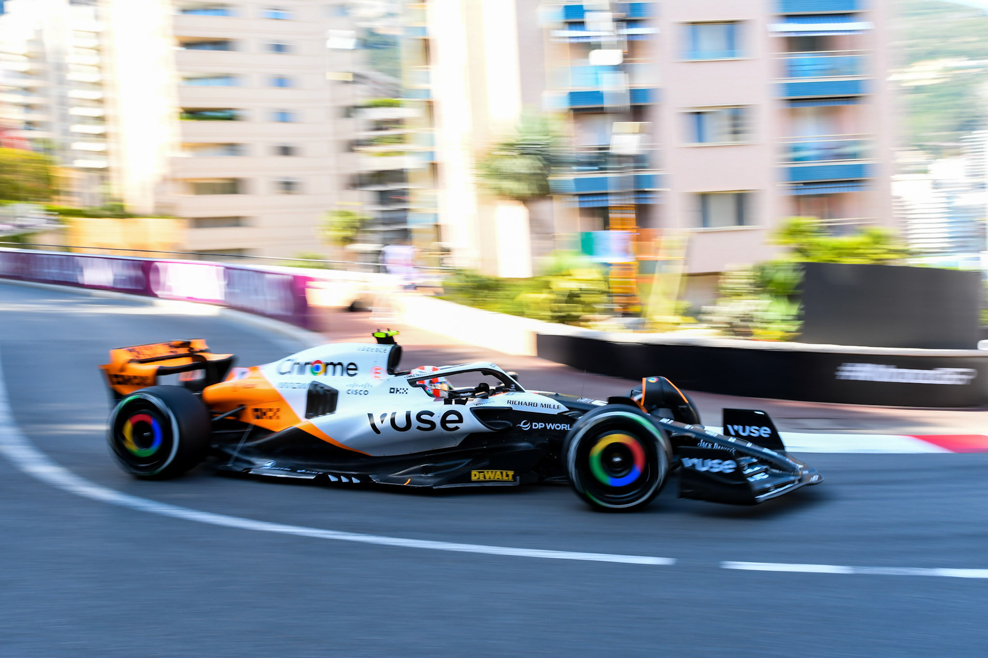 Lando Norris (GBR) McLaren F1 Team; Formel 1 GP Monaco. Freitag 26.05.2023
