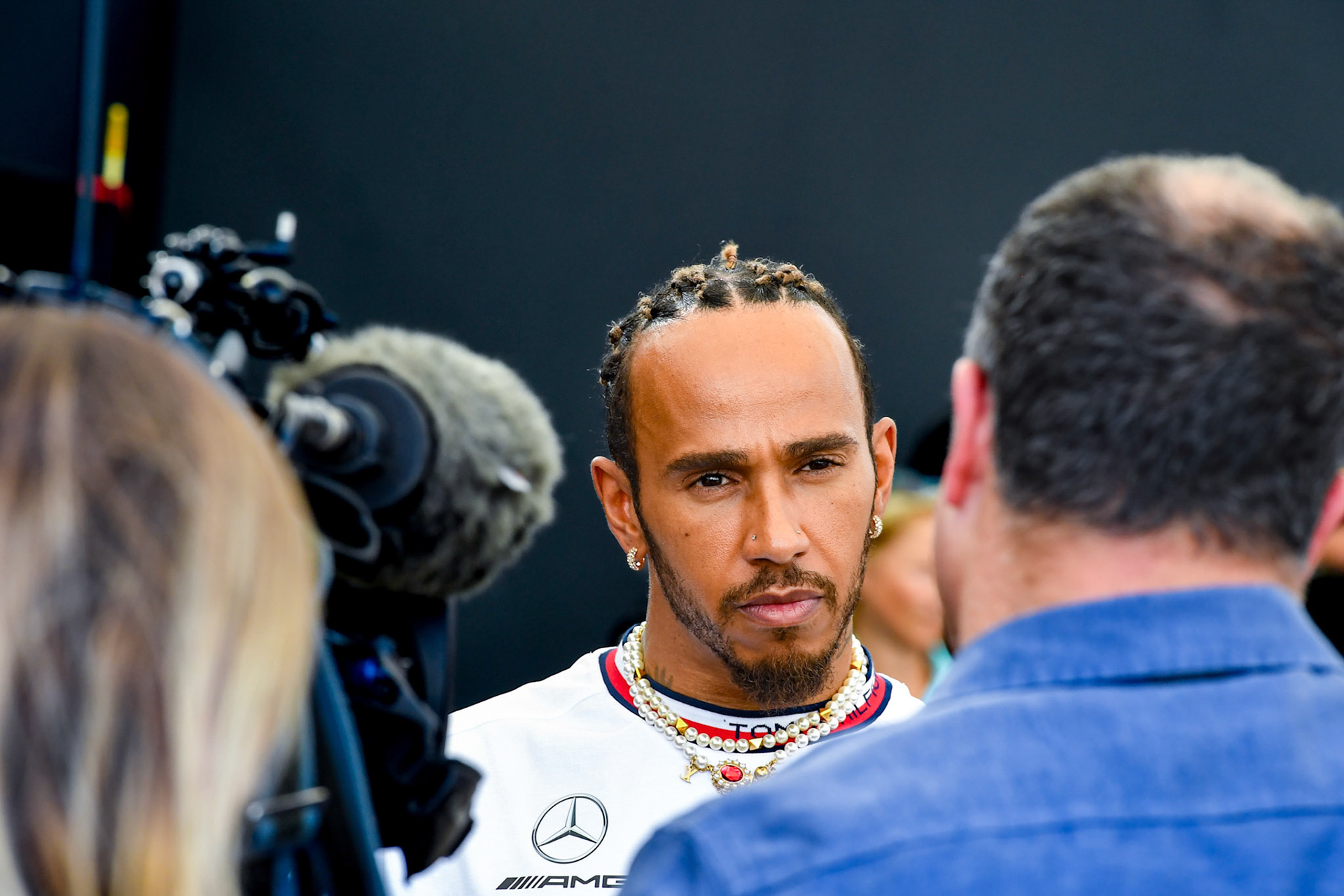 Lewis Hamilton (GBR) Mercedes AMG F1 Team; Formel 1 GP Abu Dhabi. Donnerstag 23.11.2023