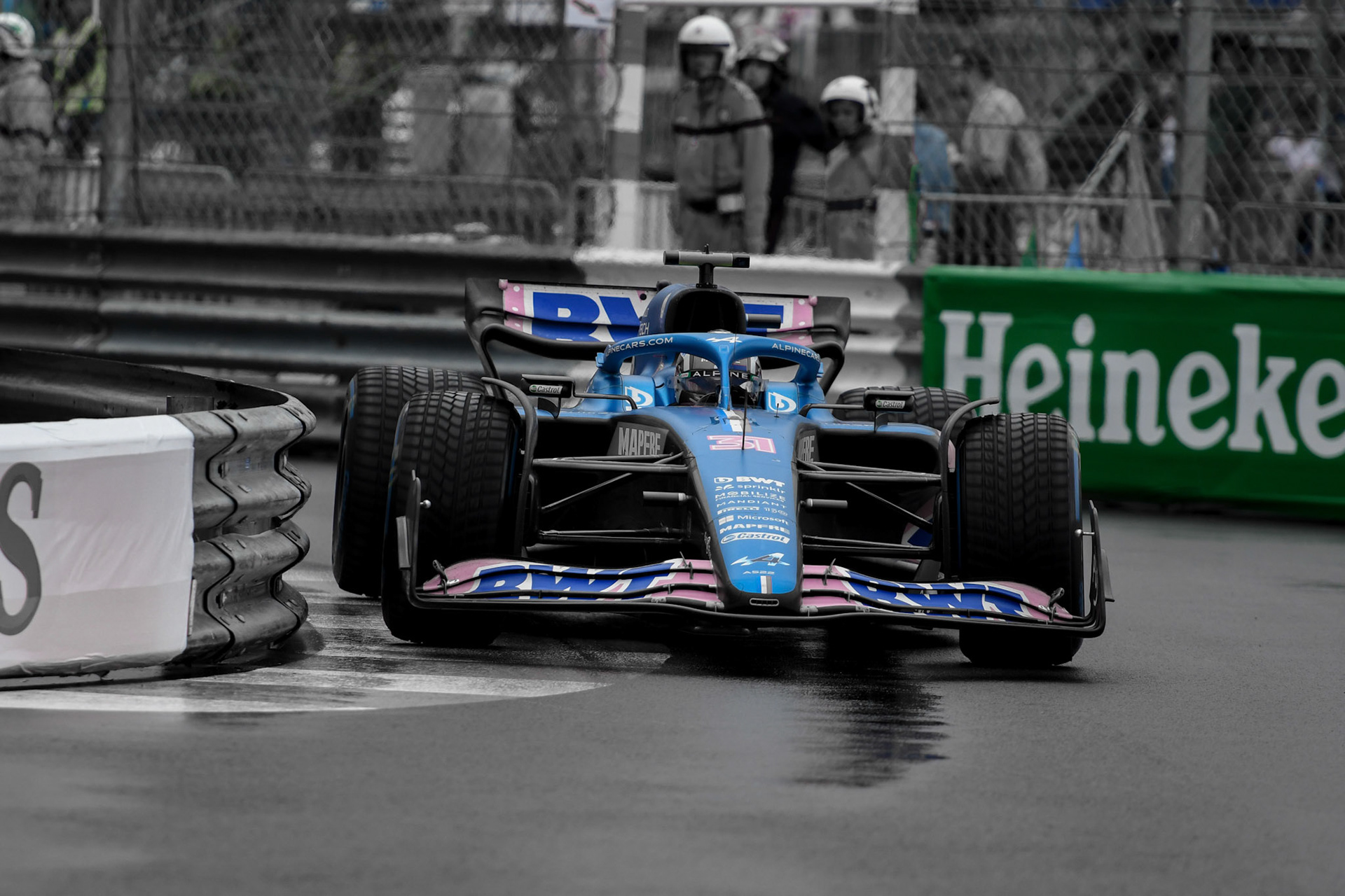 Esteban Ocon (FRA) Alpine F1 Team; Formel 1 Monaco am 29.05.2022