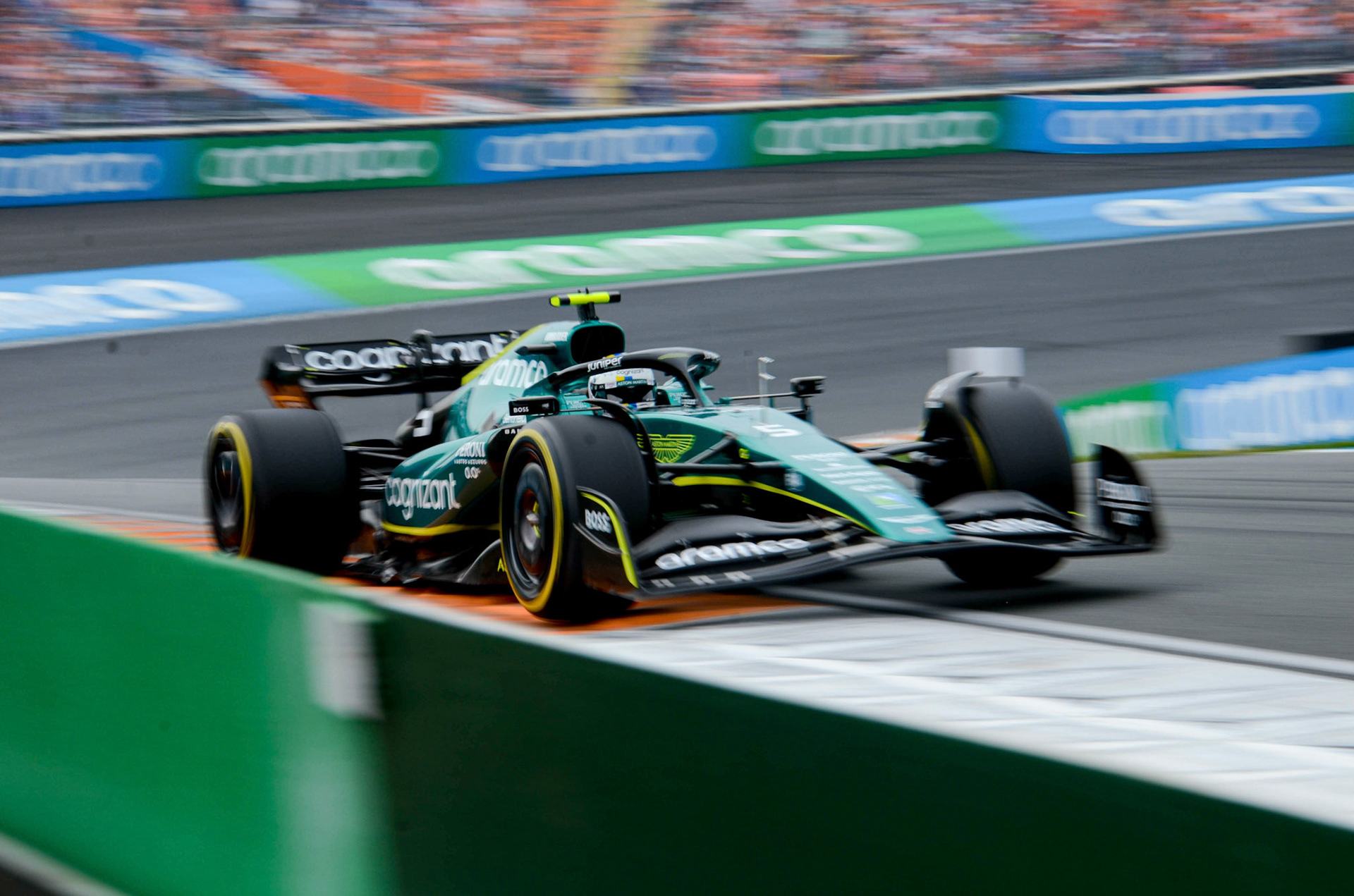 Sebastian Vettel (Ger) Aston Martin Cognizant Formel 1 GP Holland Zandvoort, Sonntag, 04.09.2022