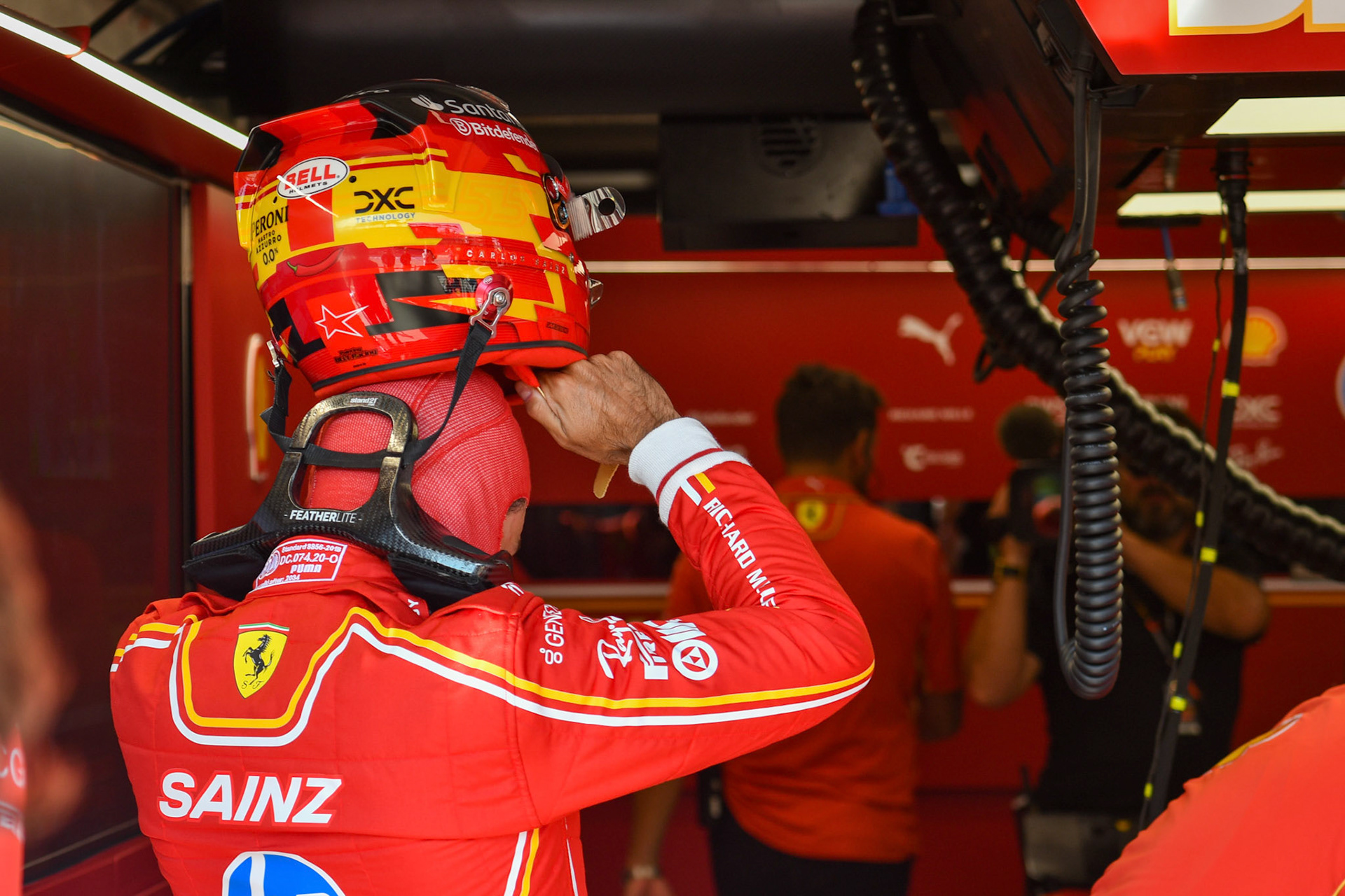 Carlos Sainz #55, Scuderia Ferrari;Formel 1 Budapest / Ungarn, 20.07.2024