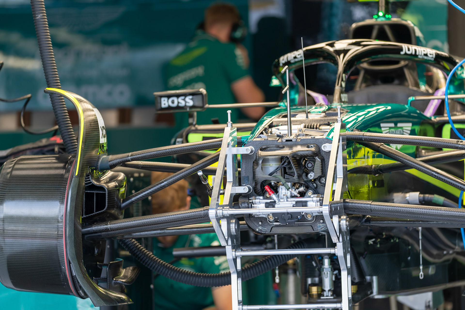 Aston Martin Formula One Team; Formel 1 GP Italien / Monza. Donnerstag, 31.08.2023