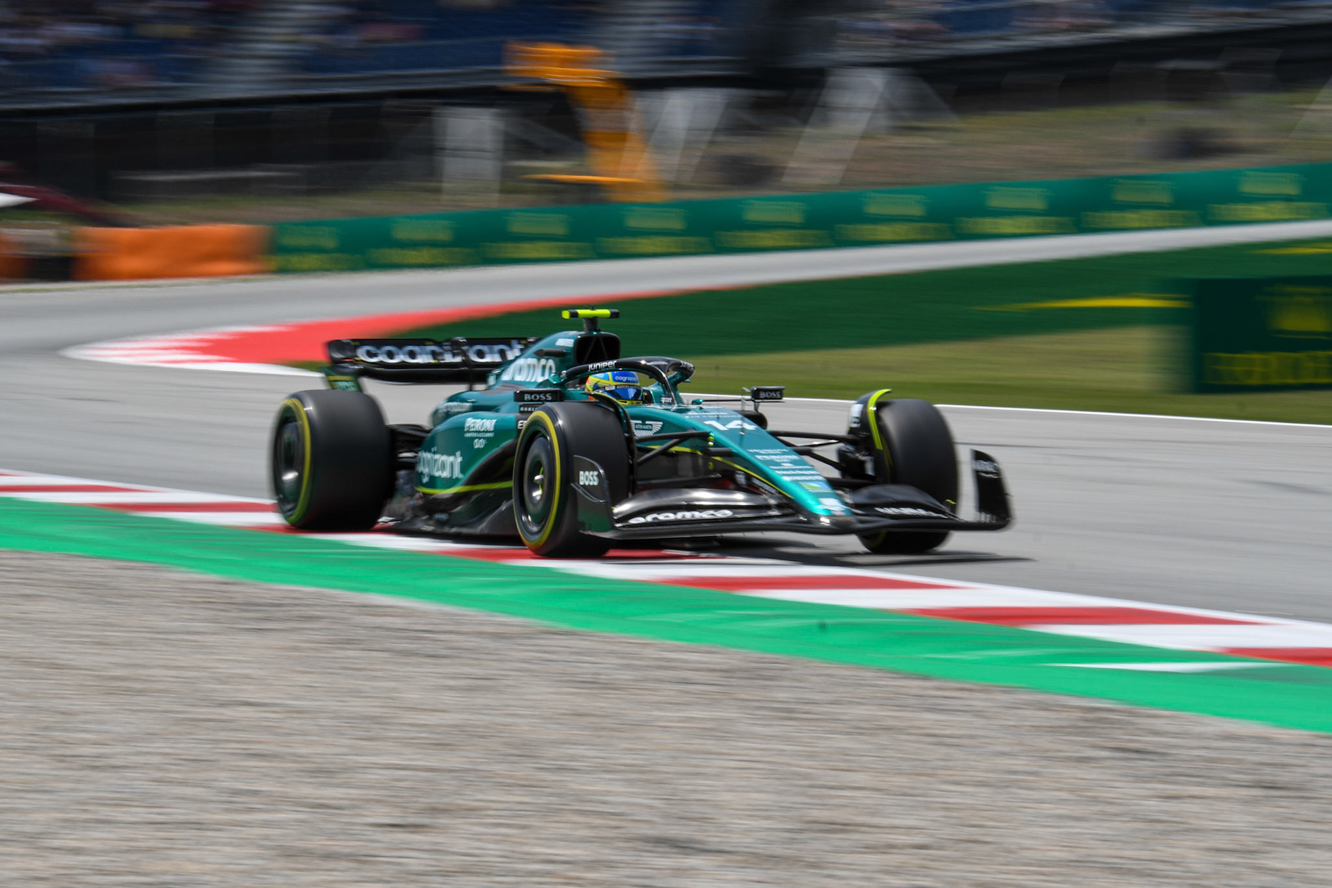 Fernando Alonso (ESP) Aston Martin Formula One Team; Formel 1 GP Barcelona. Freitag 02.06.2023