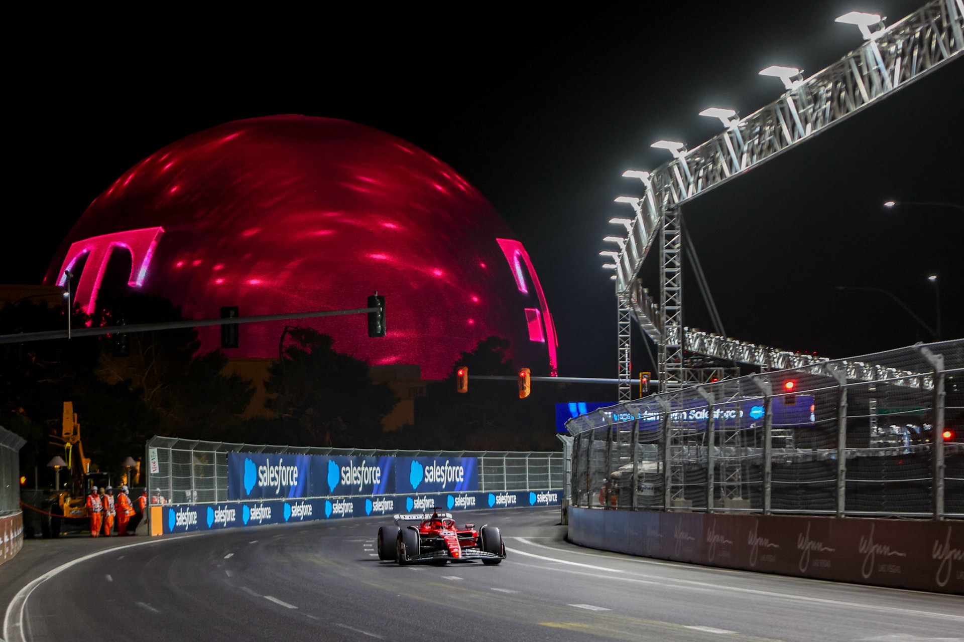 Charles Leclerc (MCO) Scuderia Ferrari;Formel 1 GP USA Las Vegas. Samstag 18.11.2023