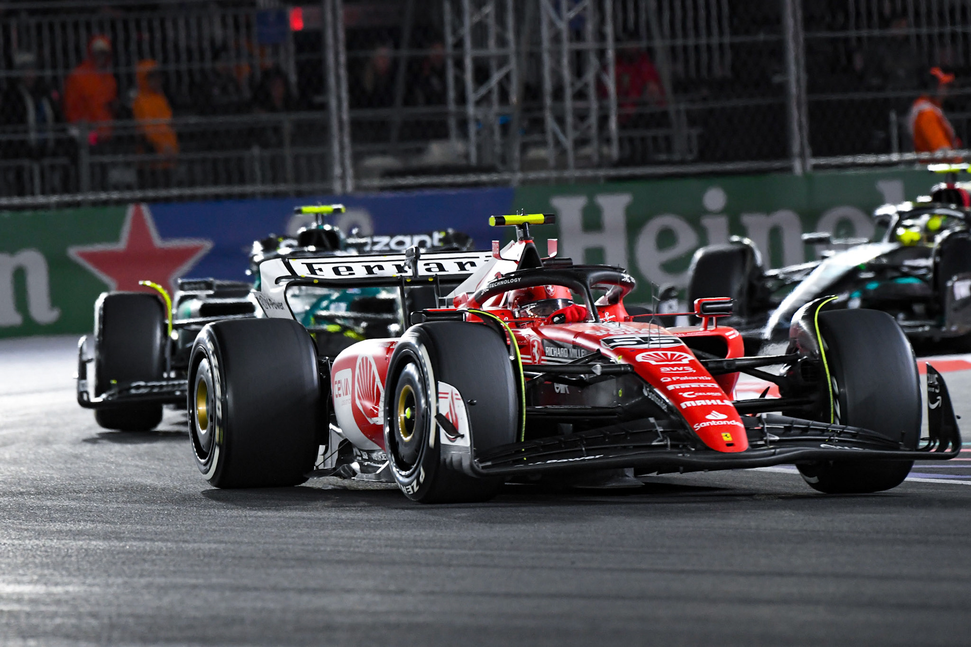 Carlos Sainz (ESP) Scuderia Ferrari; Formel 1 GP USA Las Vegas. Sonntag 19.11.2023