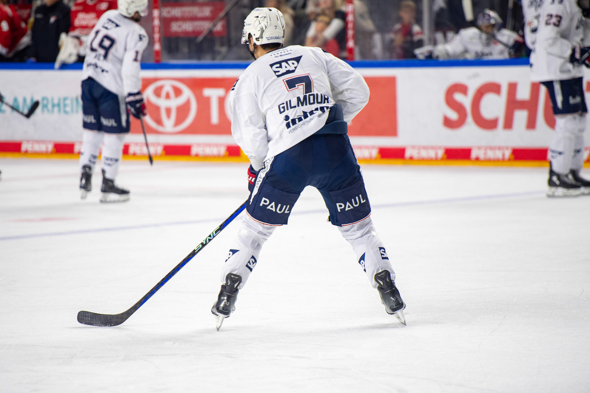 John Gilmour; DEL Kölner Haie - Adler Mannheim, 30.09.2023