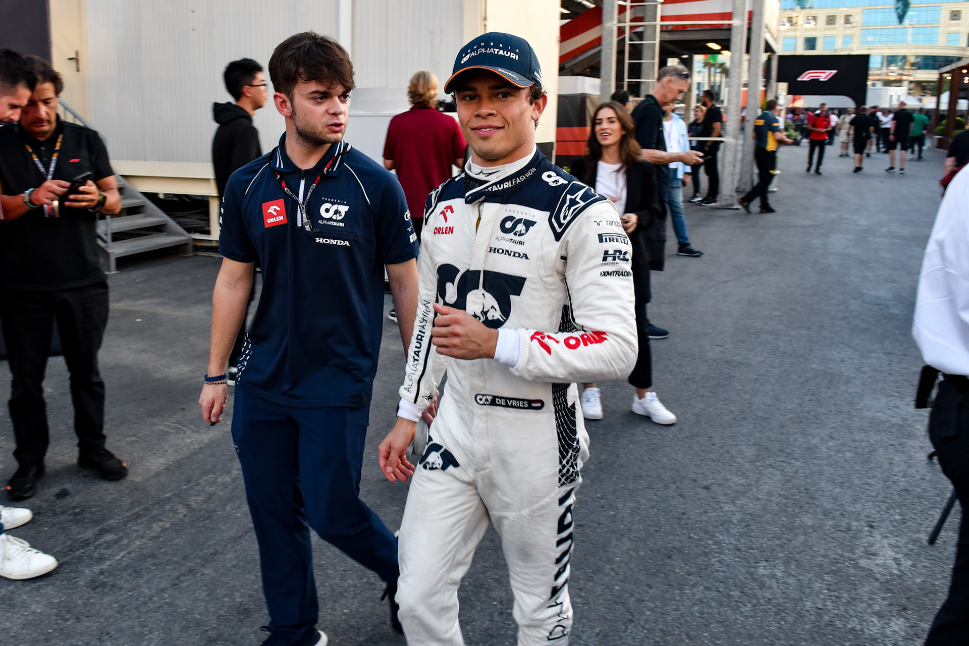 Nyck de Vries (NED) Scuderia Alpha Tauri; Formel 1 GP Baku Azerbaijan. Samstag 29.04.2023