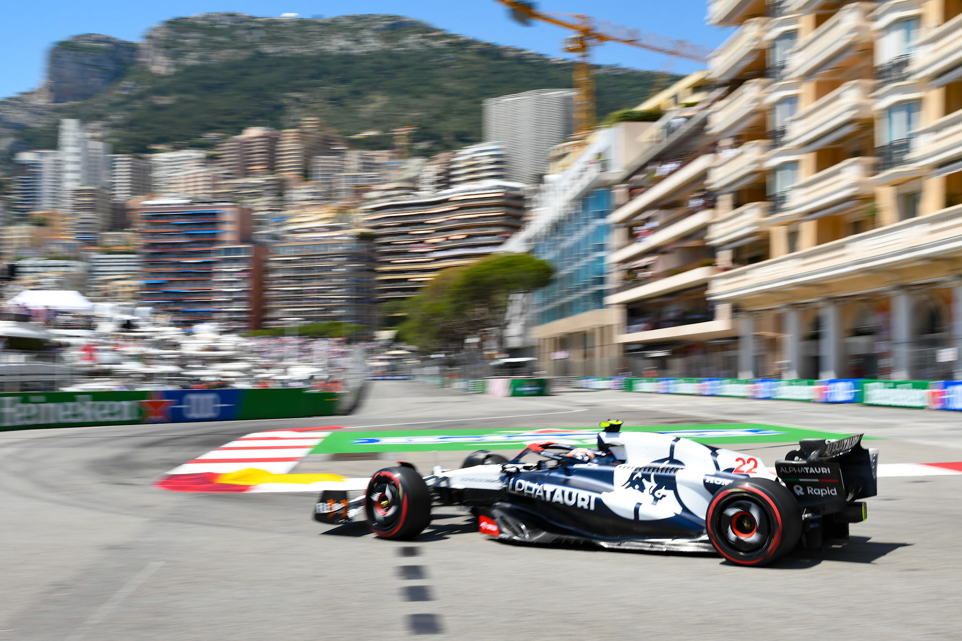 Yuki Tsunoda (JPN) Scuderia Alpha Tauri; Formel 1 GP Monaco. Samstag 27.05.2023