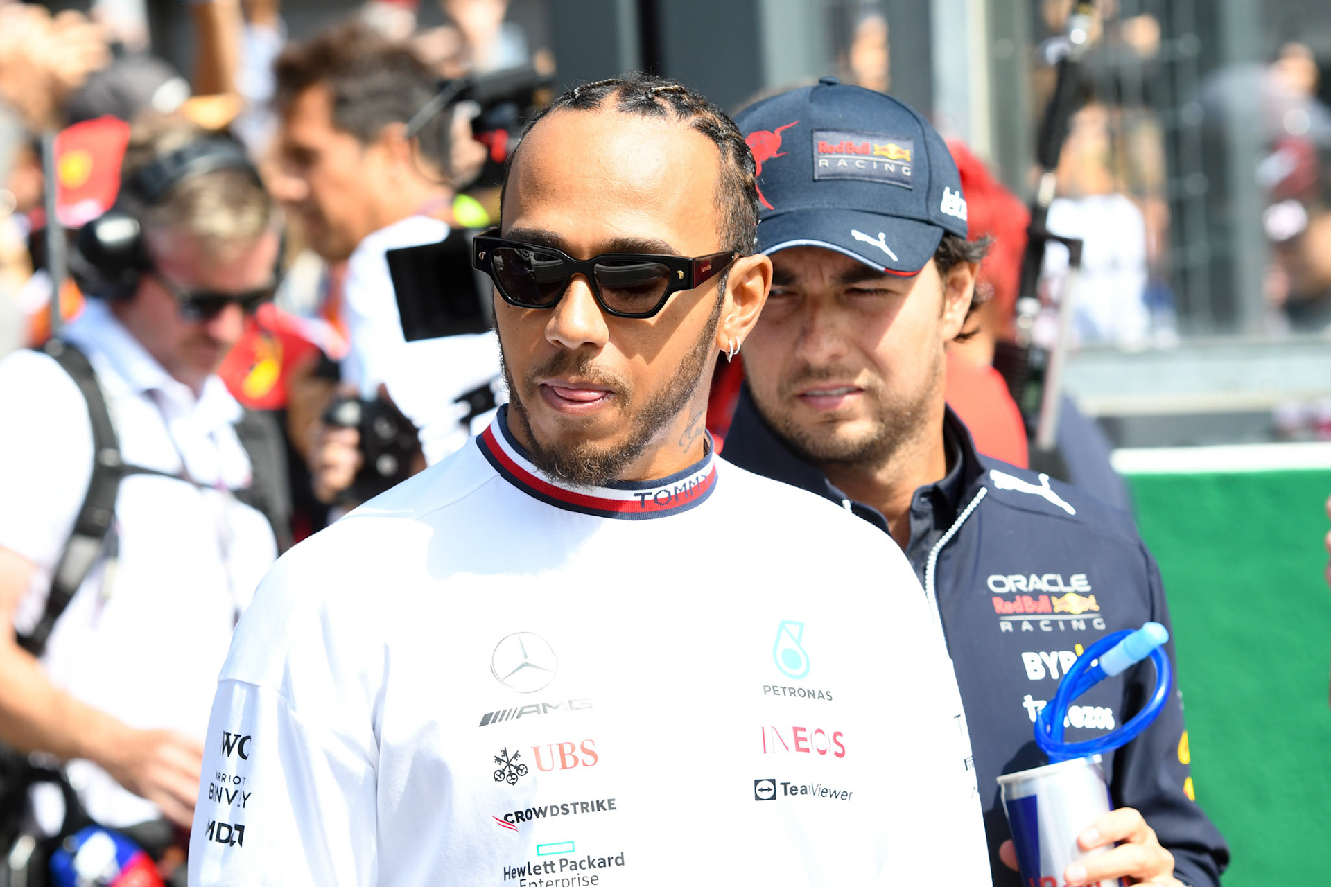 Lewis Hamilton (GBR) Merceds AMG Petronas F1 Team; Formel 1 GP Belgien, Sonntag, 28.08.2022