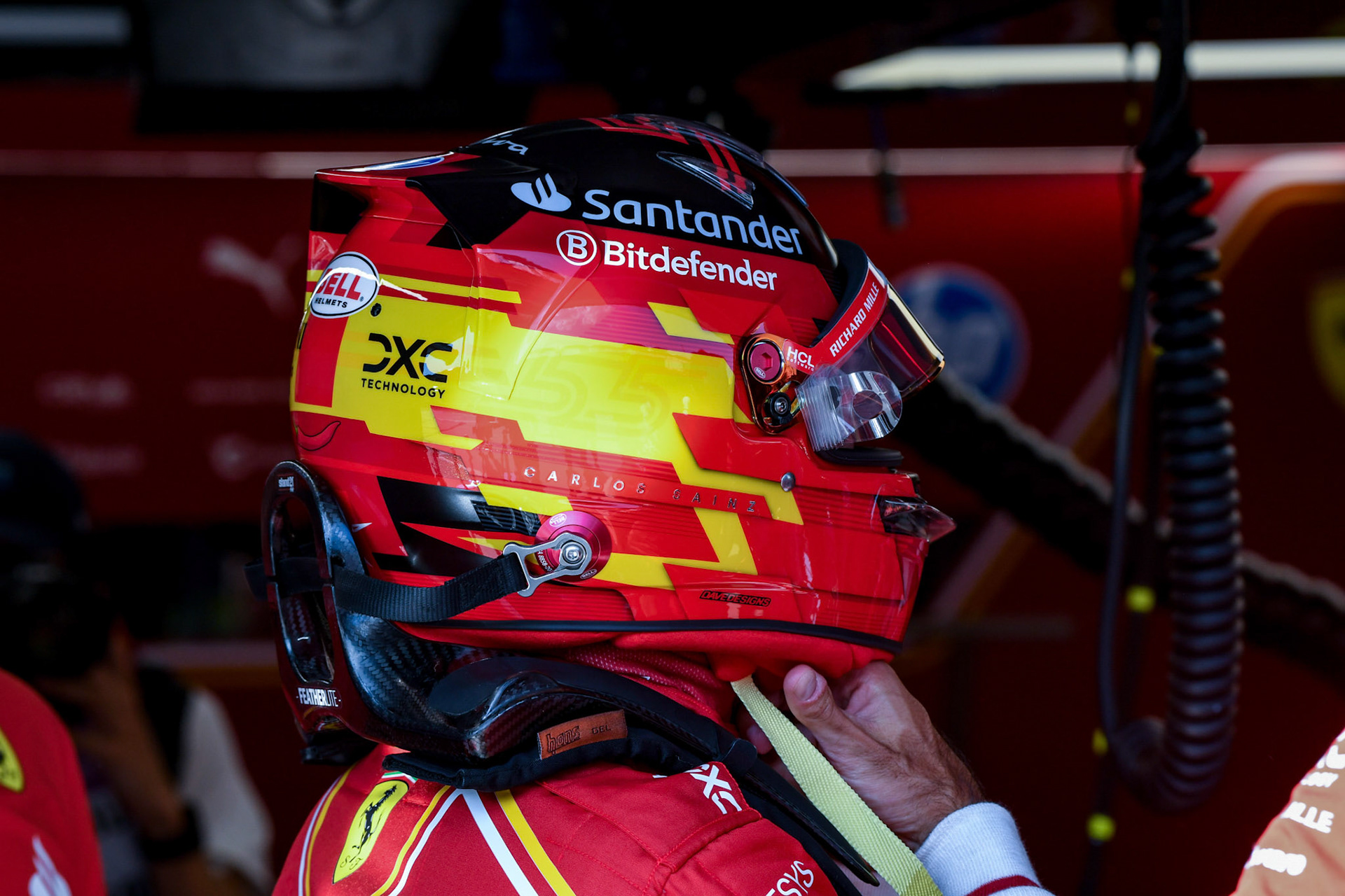 Carlos Sainz #55, Scuderia Ferrari;Formel 1 Budapest / Ungarn, 20.07.2024