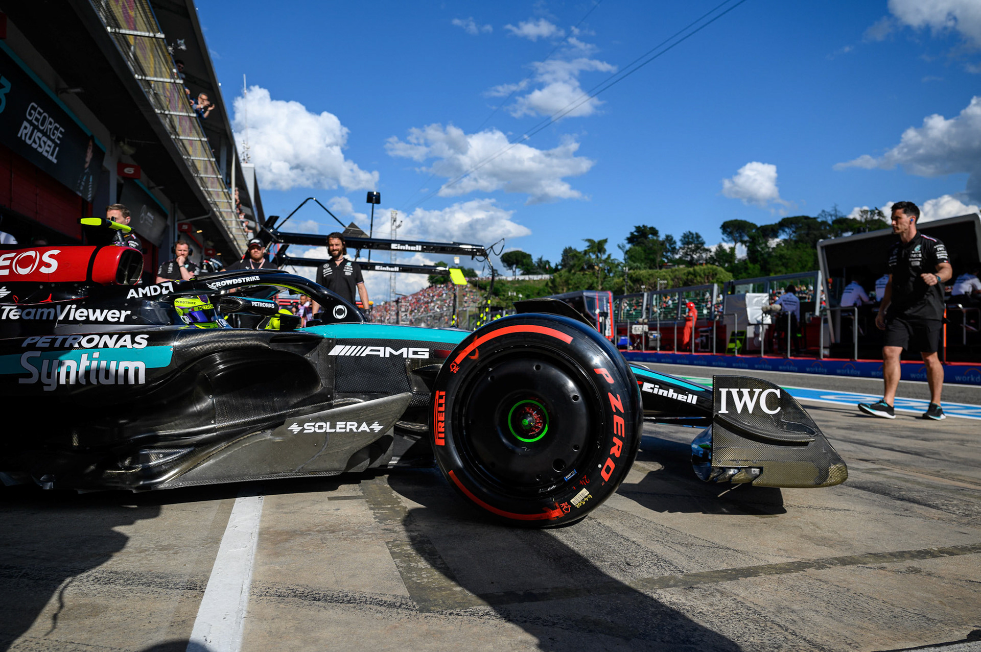 Lewis Hamilton #44, Mercedes-AMG Petronas F1 Team; F1 GP Imola / Italien Freitag, 17.05.2024