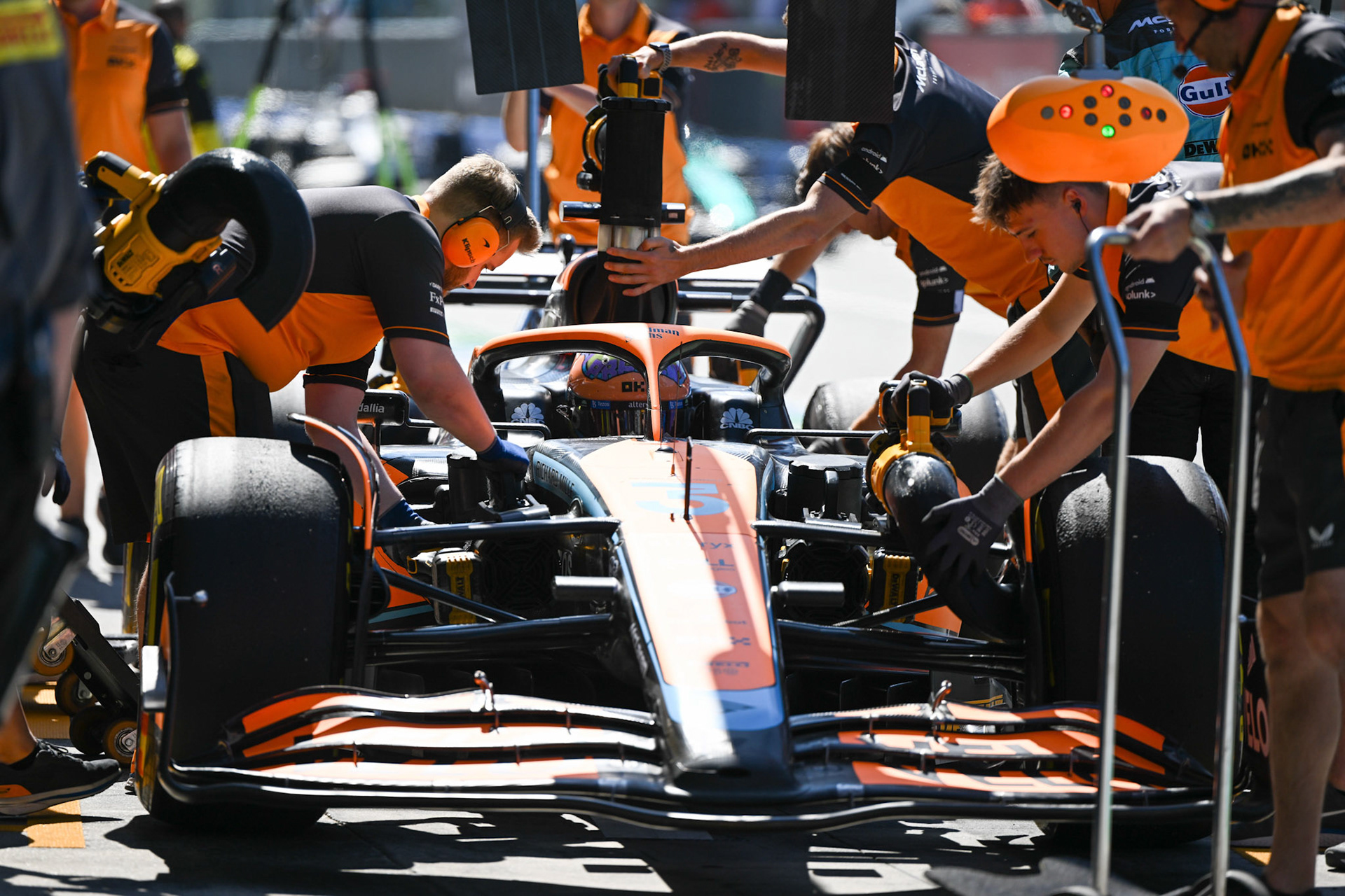 Daniel Ricciardo (GBR) McLaren; Formel 1 GP Italien Monza, Samstag, 10.09.2022