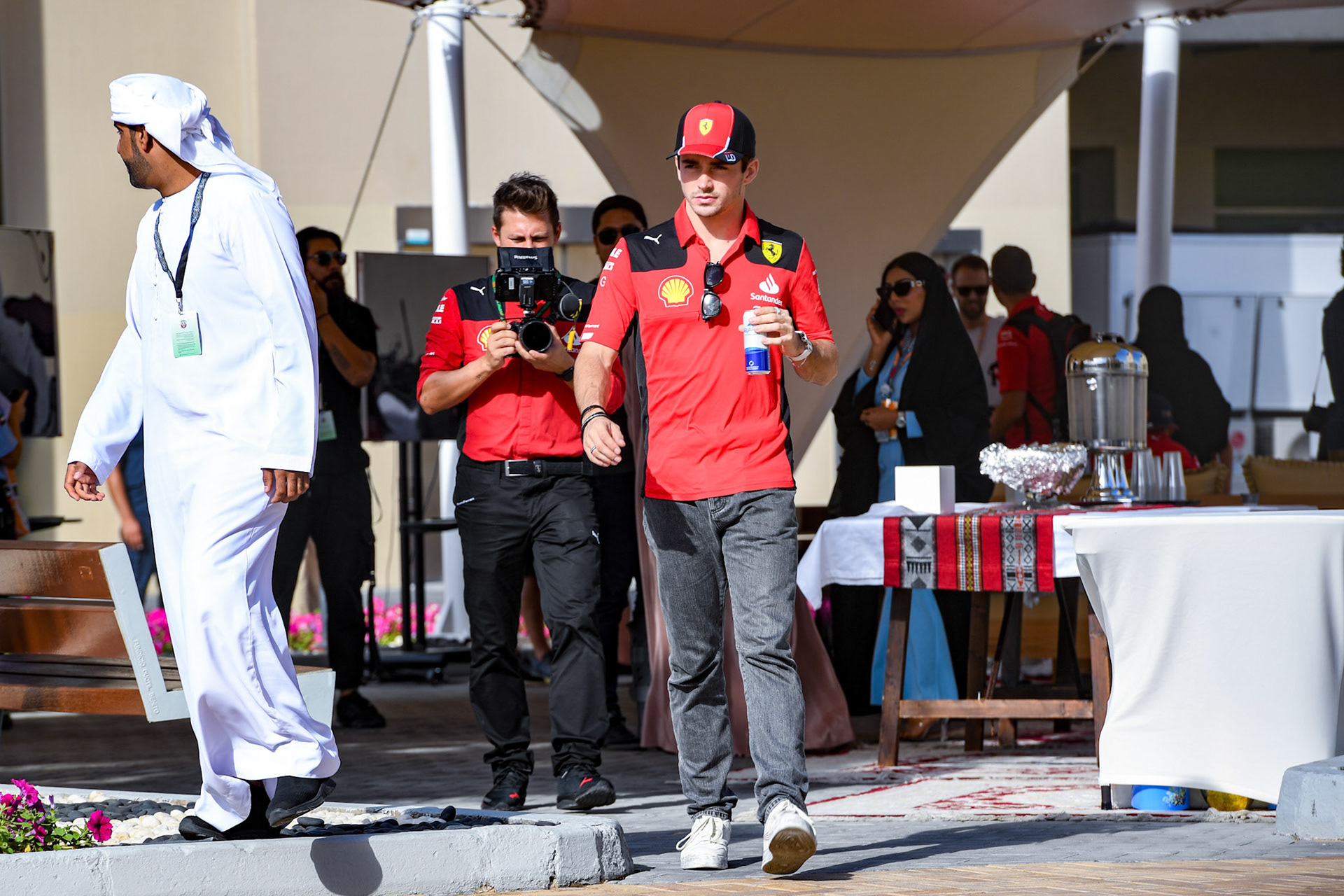 Charles Leclerc (MCO) Scuderia Ferrari;Formel 1 GP Abu Dhabi. Donnerstag 23.11.2023