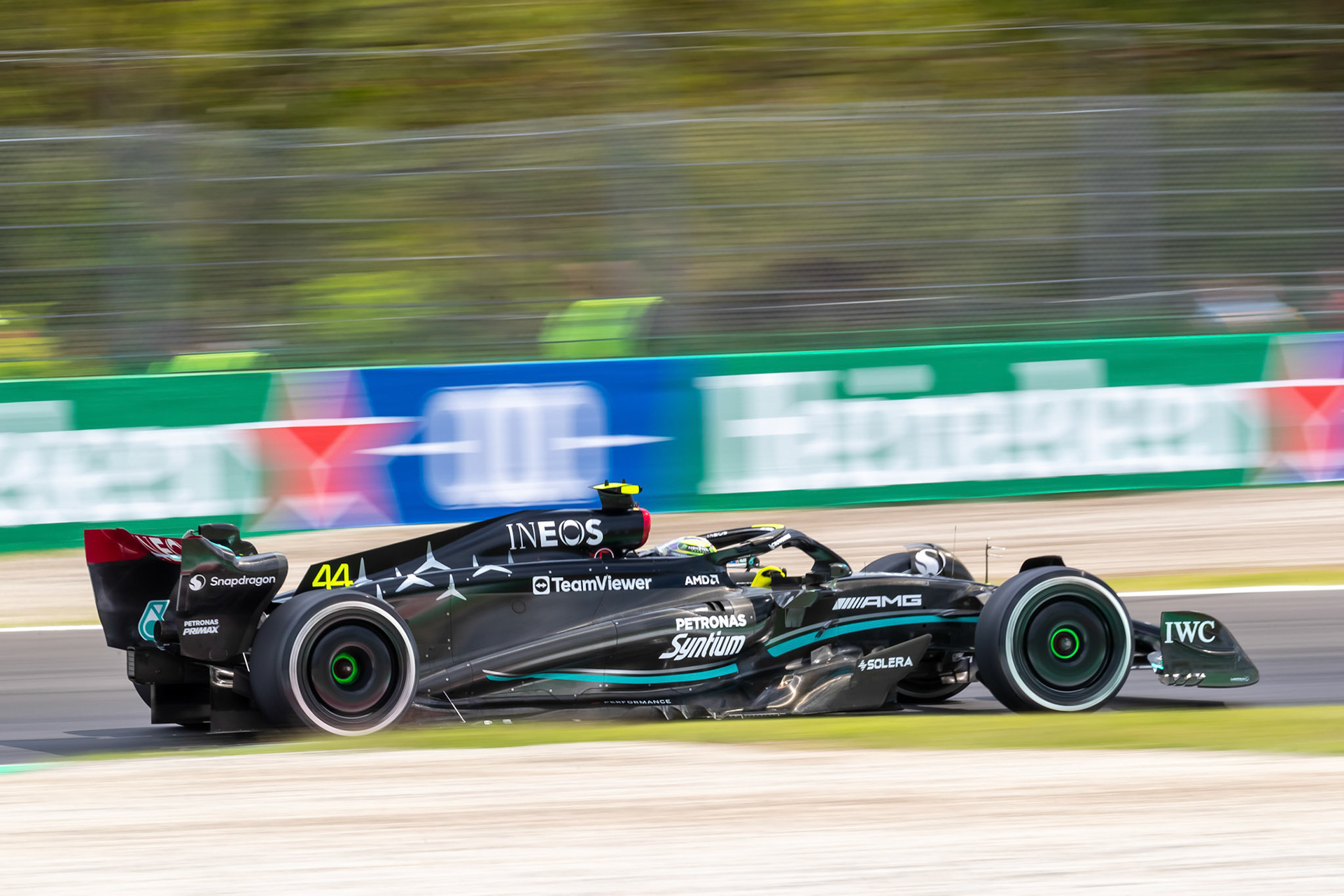 Lewis Hamilton (GBR) Mercedes AMG F1 Team; Formel 1 GP Italien / Monza. Freitag, 01.09.2023