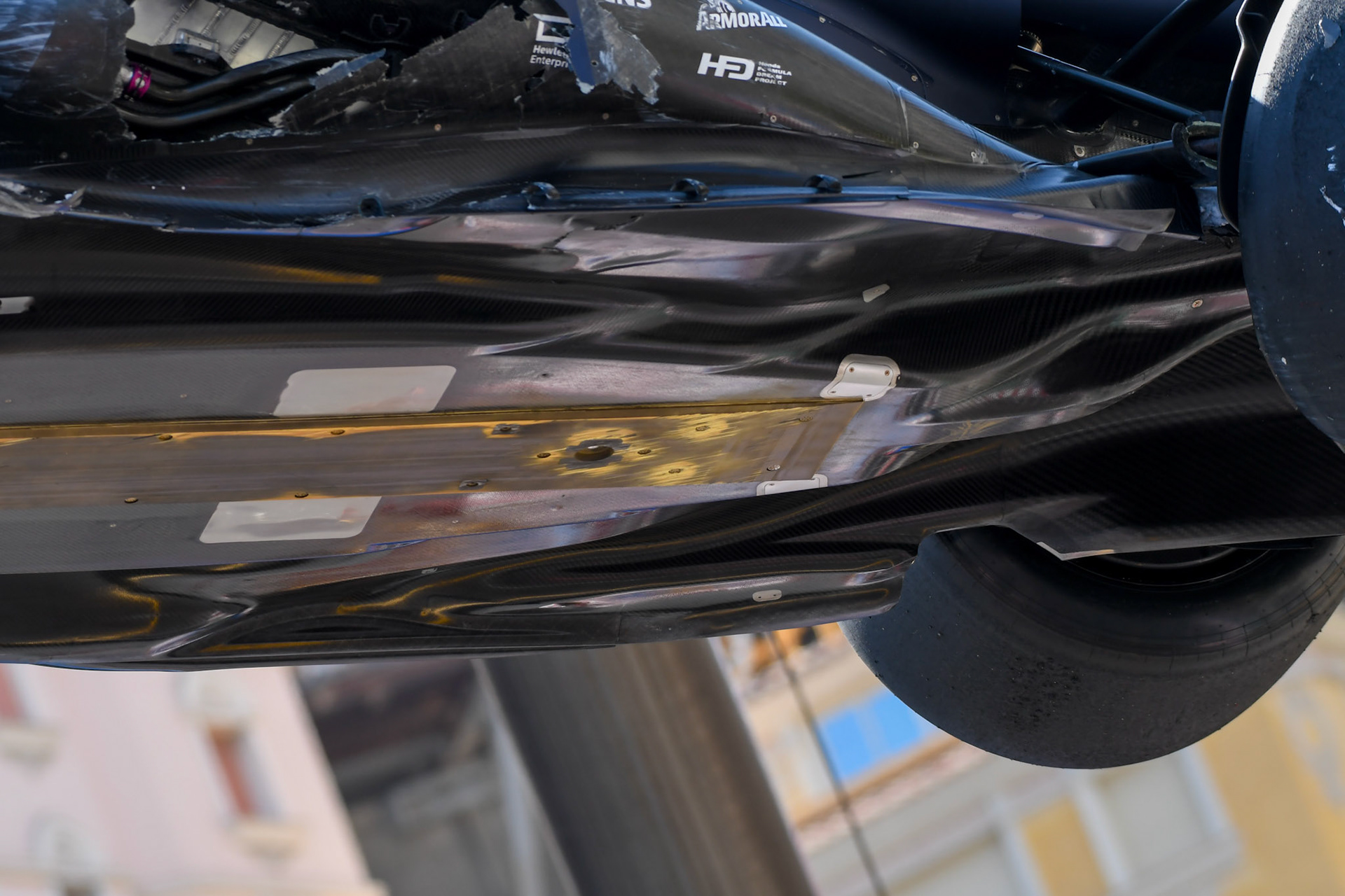 Sergio Perez (MEX) Red Bull Racing Unterboden; Formel 1 GP Monaco. Samstag 27.05.2023