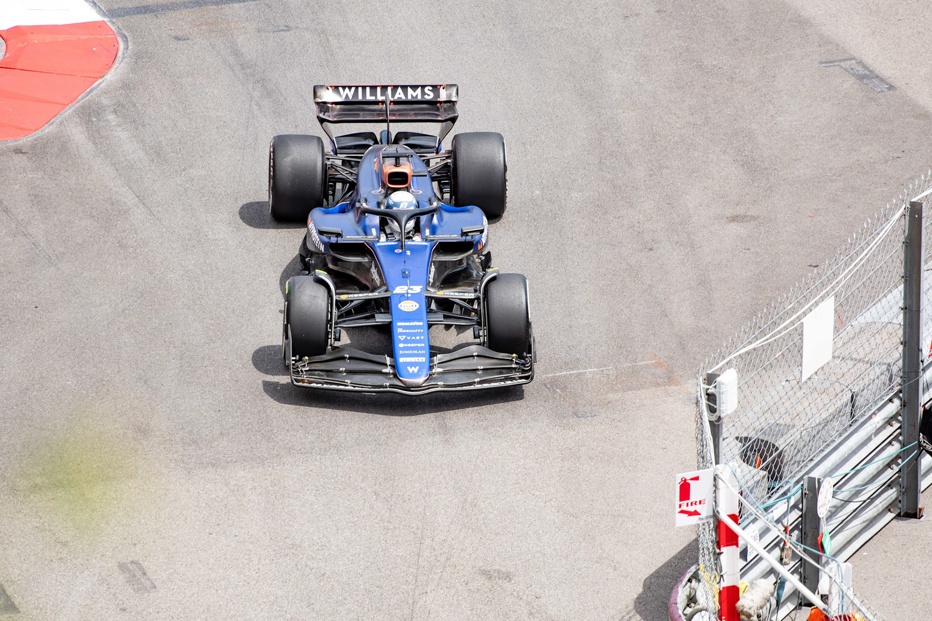 Alexander Albon #23, Williams Racing; Formel1 GP Monaco Freitag, 24.05.2024