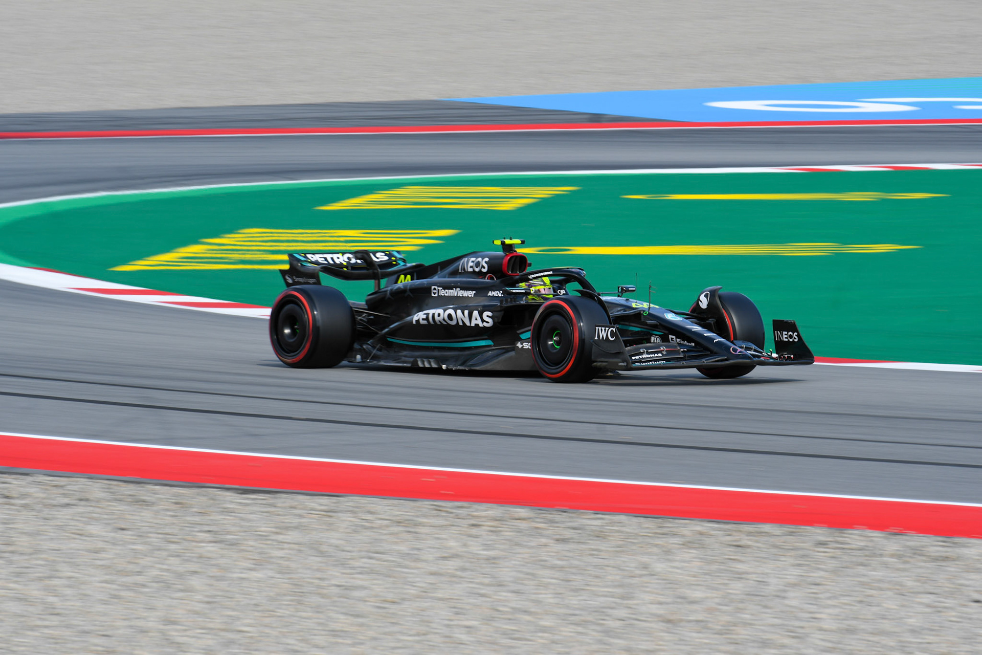 Lewis Hamilton (GBR) Mercedes AMG F1 Team; Formel 1 GP Barcelona. Freitag 02.06.2023