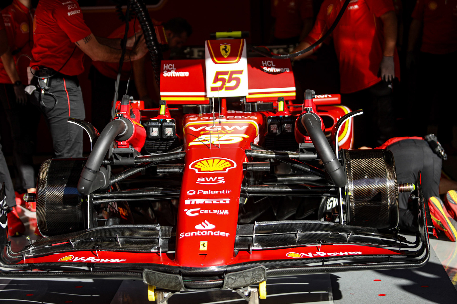 Carlos Sainz #55, Scuderia Ferrari; Formel 1 Pre-Season Tests Bahrain. Mittwoch, 21.02.2024