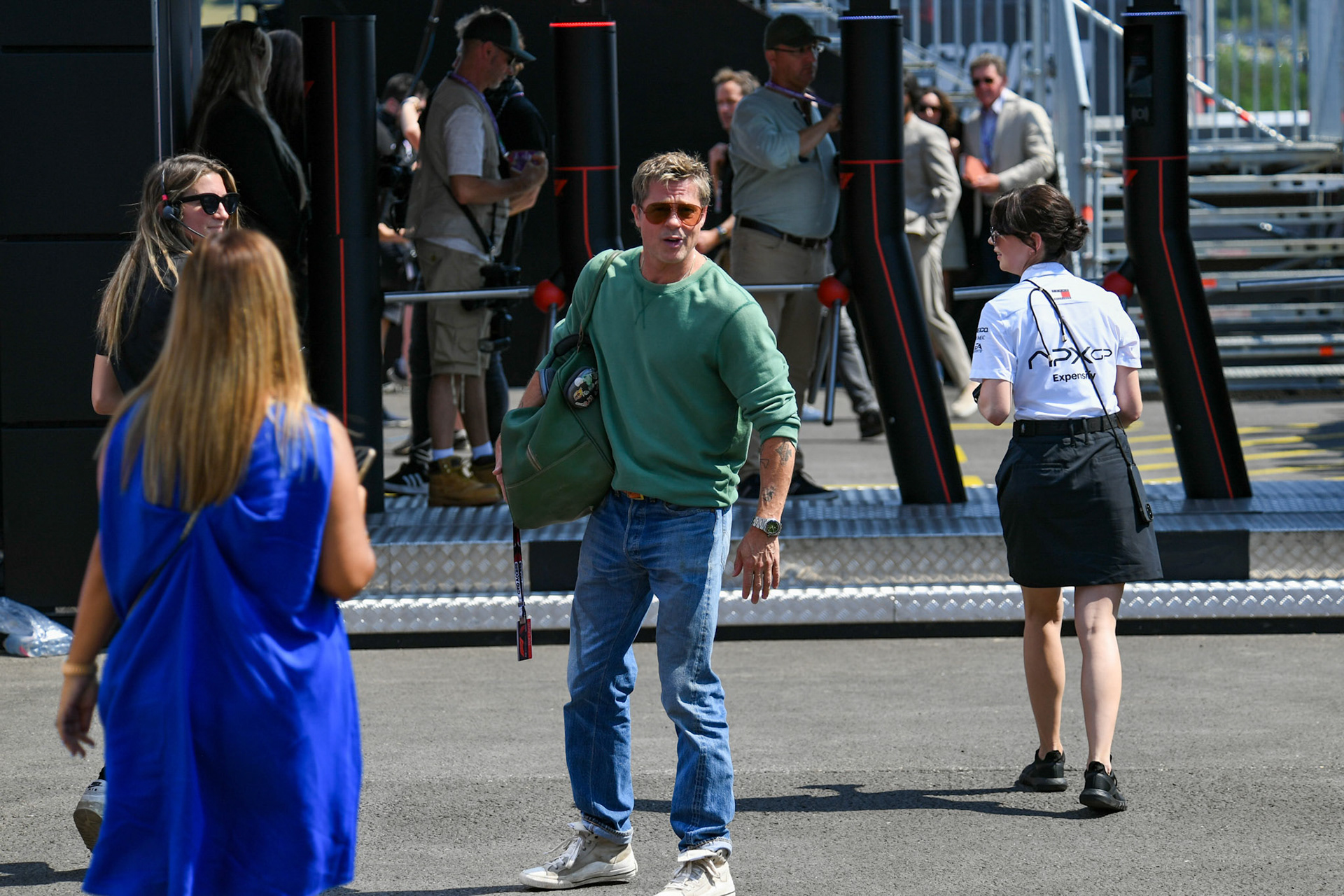 Brad Pitt alias Sonny Hayes, APX GP F1 Team;Formel 1 Budapest / Ungarn, 20.07.2024