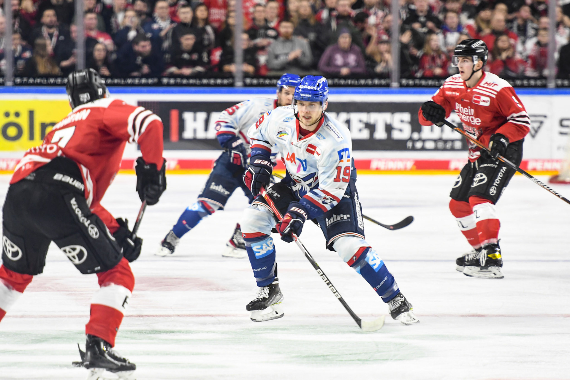 Lean Bergmann; DEL Kölner Haie - Adler Mannheim, 17.03.2023