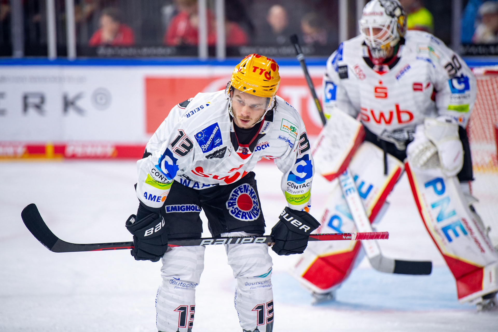Ziga Jeglic; DEL Kölner Haie - Bremerhaven Fischtown Pinguins, 01.11.2023