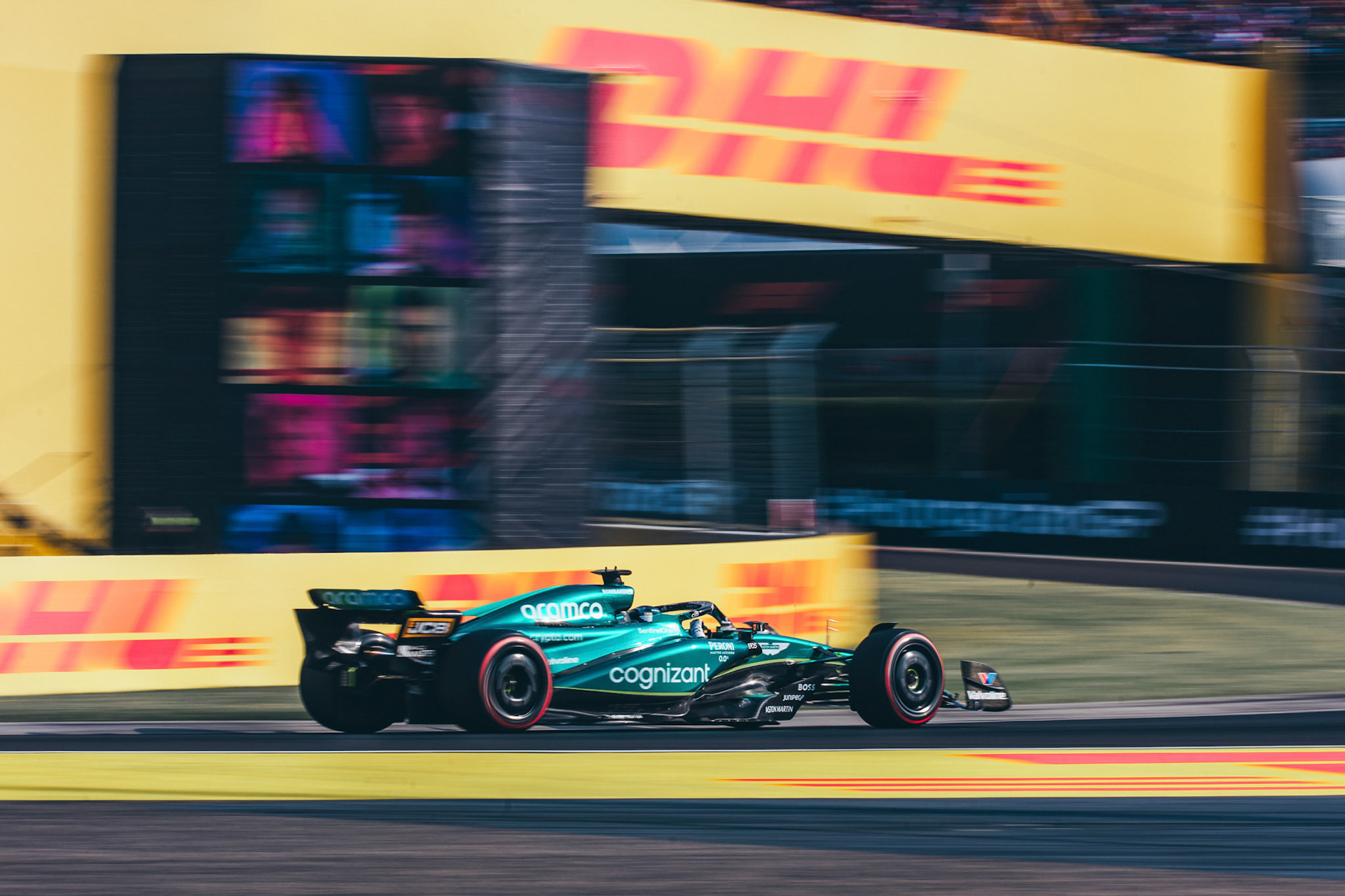 Lance Stroll (CAN) Aston Martin Formula One Team; Formel 1 GP Budapest / Ungarn. Feitag, 21.07.2023