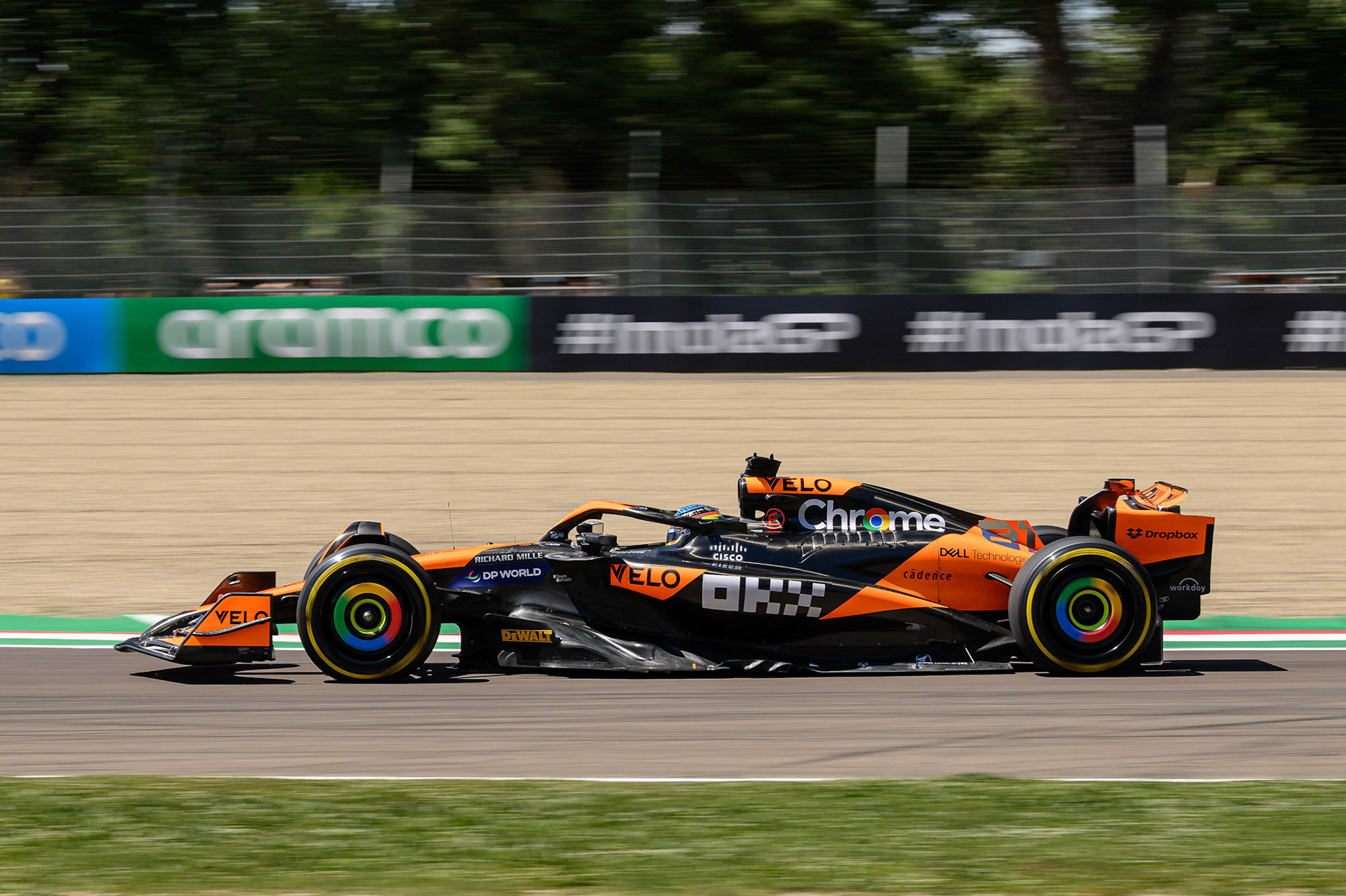 Oscar Piastri #81, McLaren Formula 1 Team; F1 GP Imola / Italien Freitag, 17.05.2024