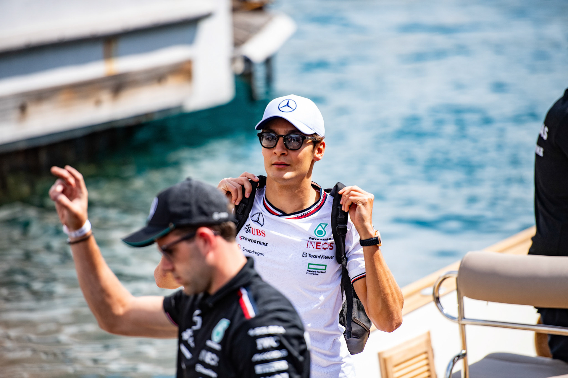 George Russell #63, Mercedes-AMG Petronas F1 Team; Formel1 GP Monaco Donnerstag, 23.05.2024