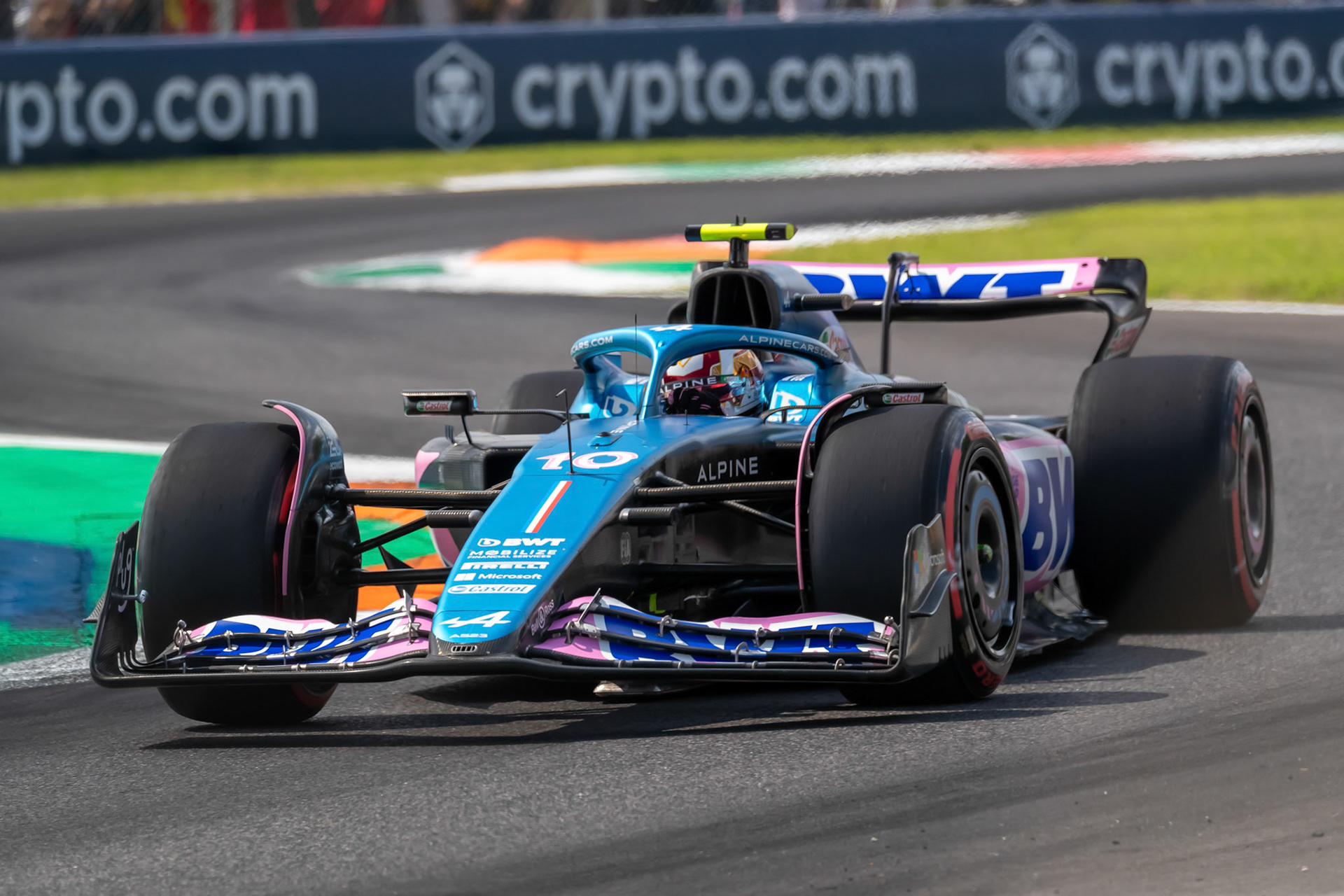 Pierre Gasly (FRA) Alpine F1 Team; Formel 1 GP Italien / Monza. Samstag, 02.09.2023