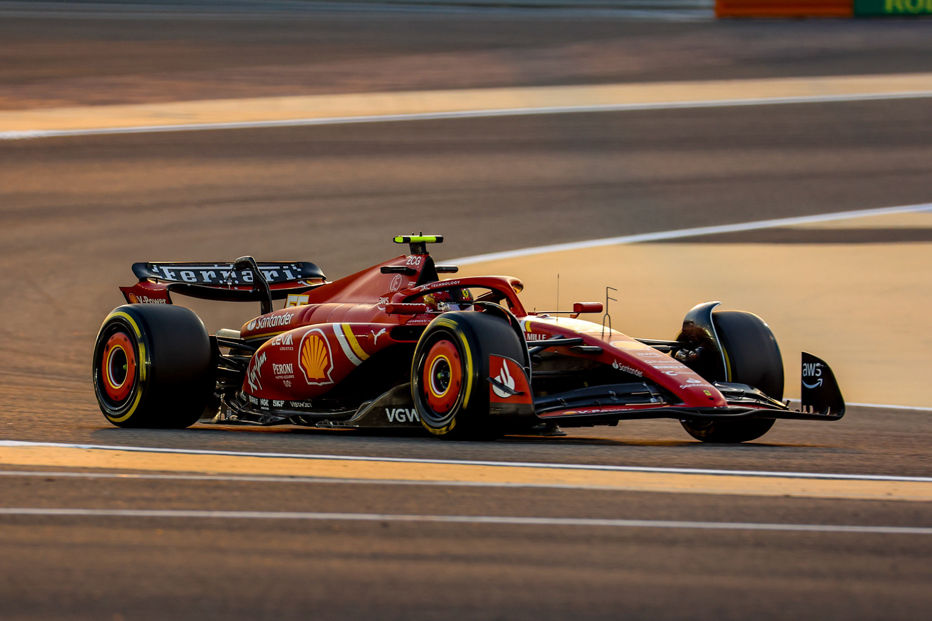 Carlos Sainz #55, Scuderia Ferrari; Formel 1 Pre-Season Tests Bahrain. Donnerstag, 22.02.2024
